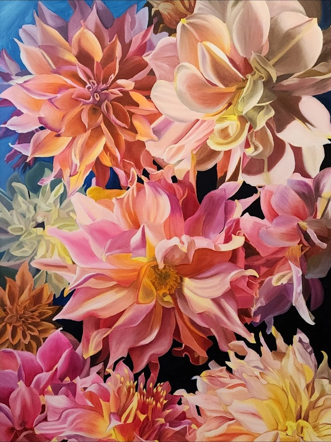 Artist Taylor Seitz Skardinski uses painting as a lifelong form of self-expression. 
From oil pastels to oil paints, Taylor&rsquo;s work has been shaped by emotion, color, and lived experience. 
Today, Taylor is drawn to bold, vibrant palettes inspir