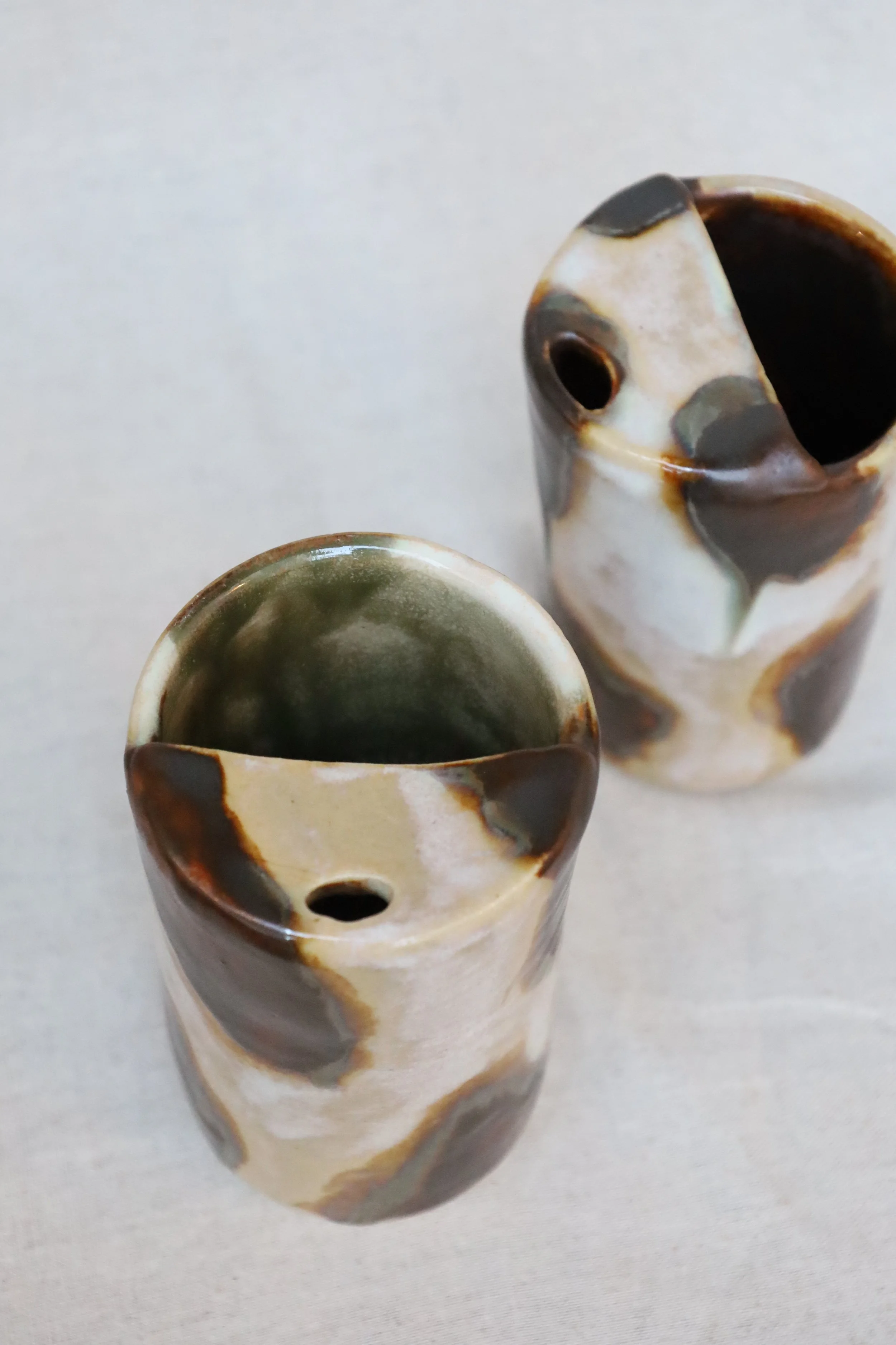 Brown Spotted To Go Cup