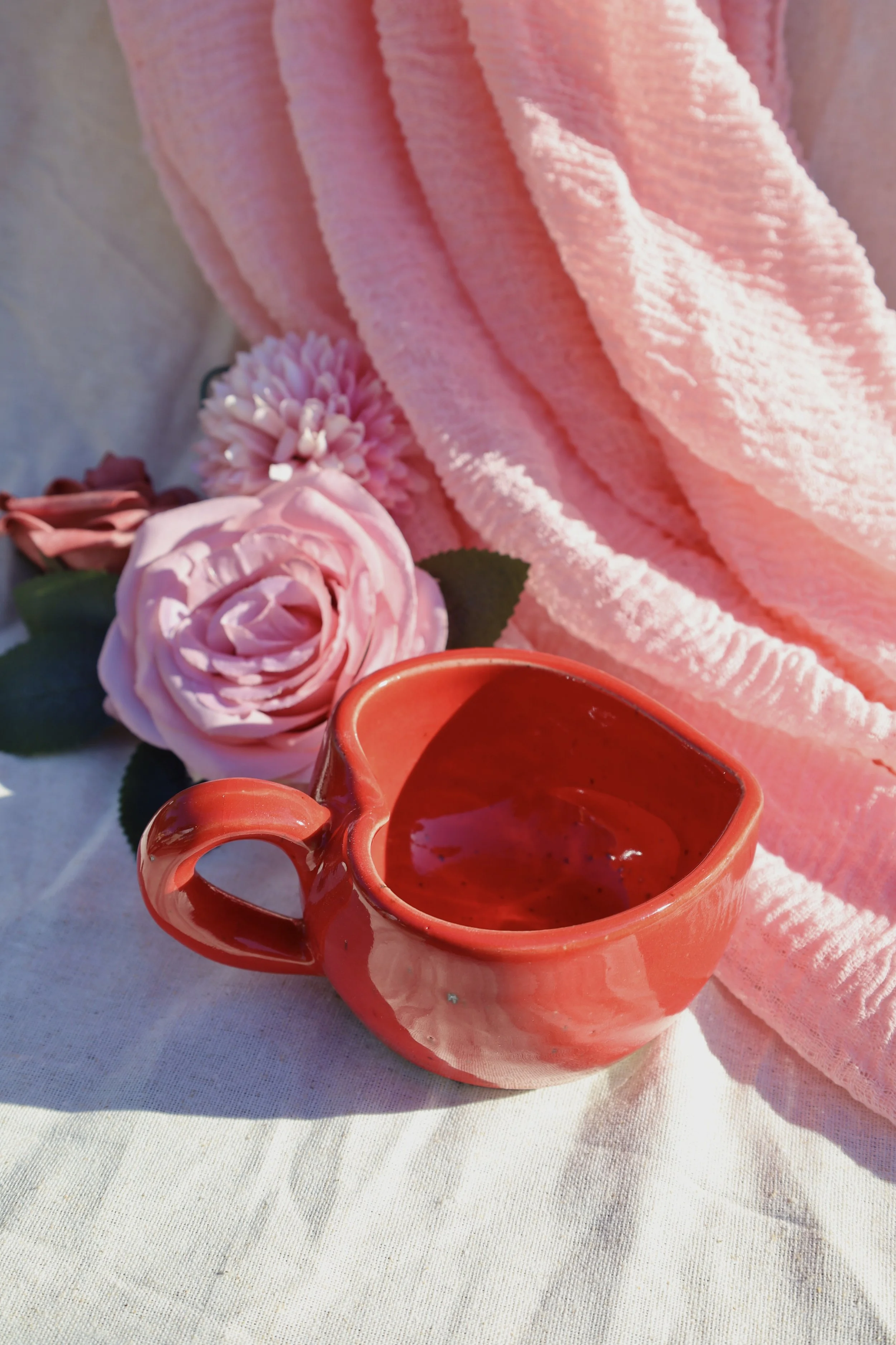 Red Heart Mug
