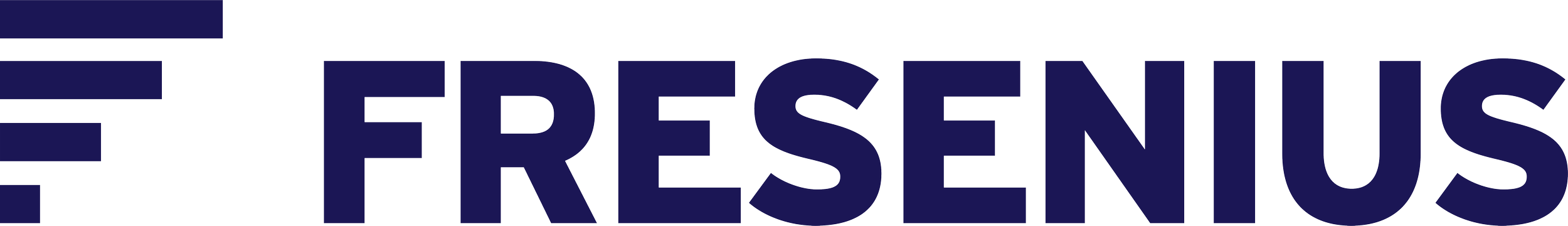 The image contains a logo with the word "FRESENIUS" in large, bold, dark blue letters.