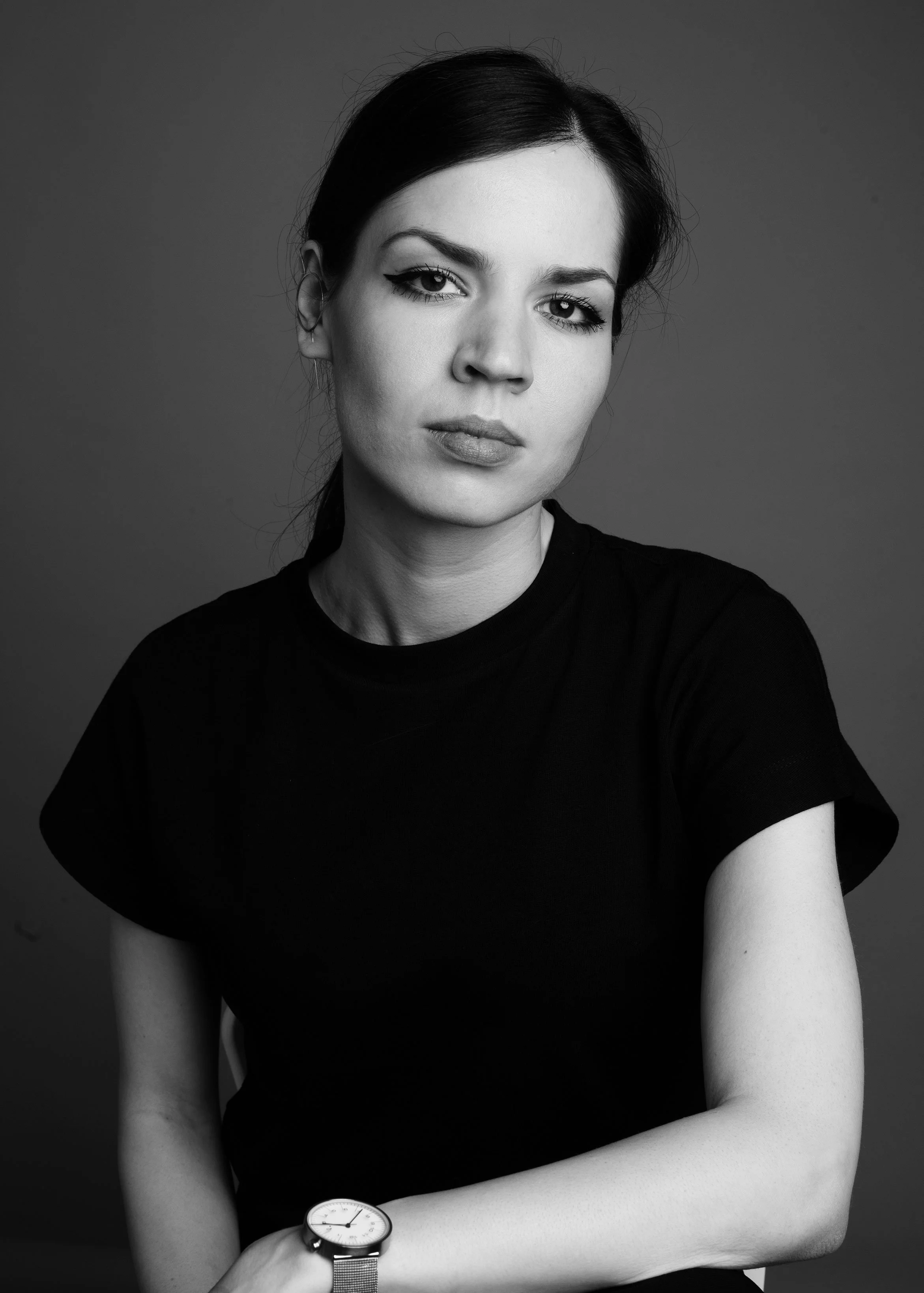 Professional headshot portrait photographed in London.