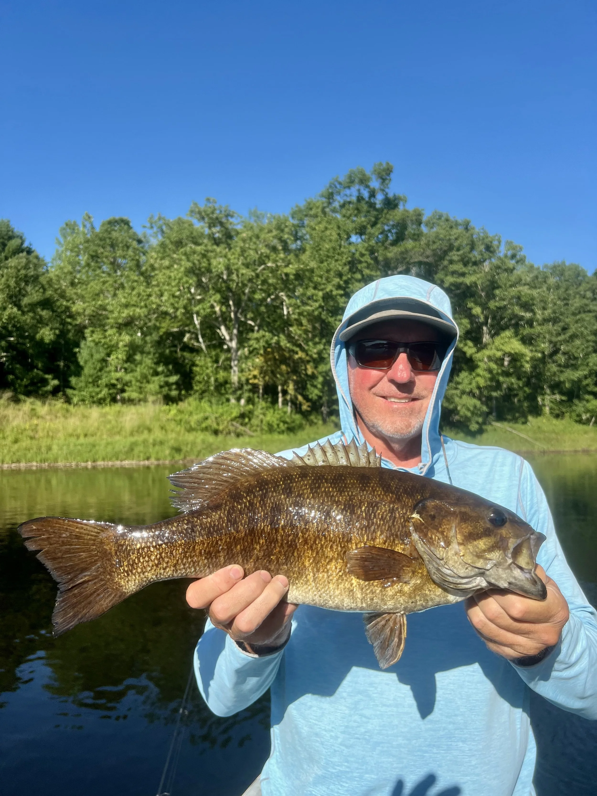 NORTHFISH Angling | Guided Trophy Smallmouth Bass Fishing | Upper Mississippi River Smallmouth Bass | Crow Wing River Smallmouth Bass