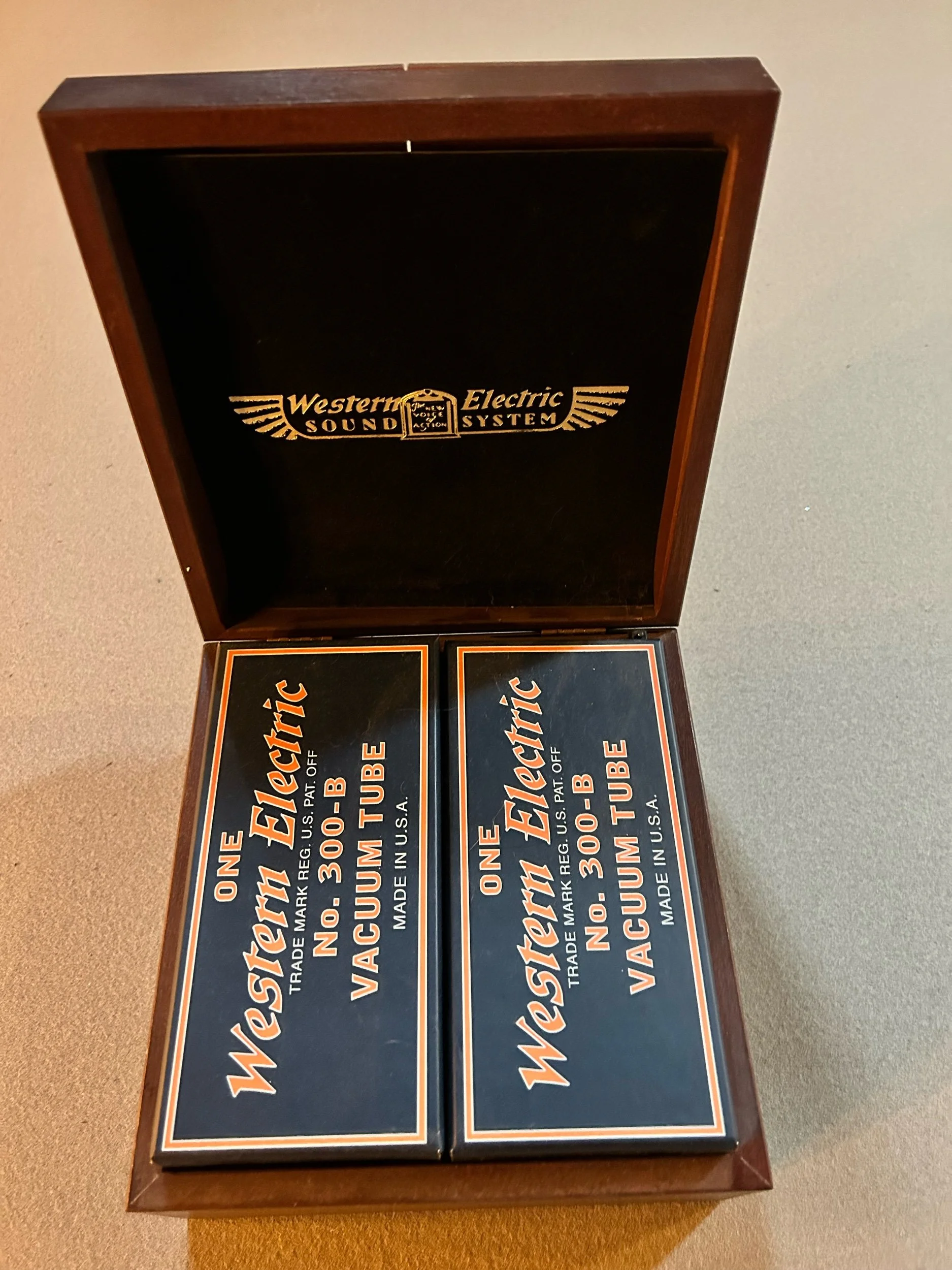 Pair of Matched 300b GE tubes