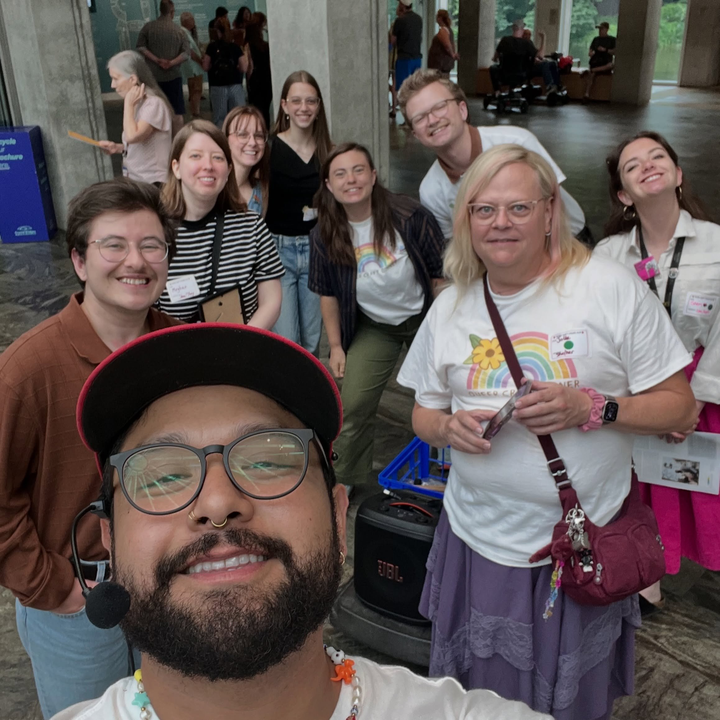 What a delightful day of supporting our founder as we took up space in the gallery today. 🌟

Joy and resilience were on full display as acts of resistance. Today, visitors experienced the creativity, courage, and brilliance of our vibrant community.