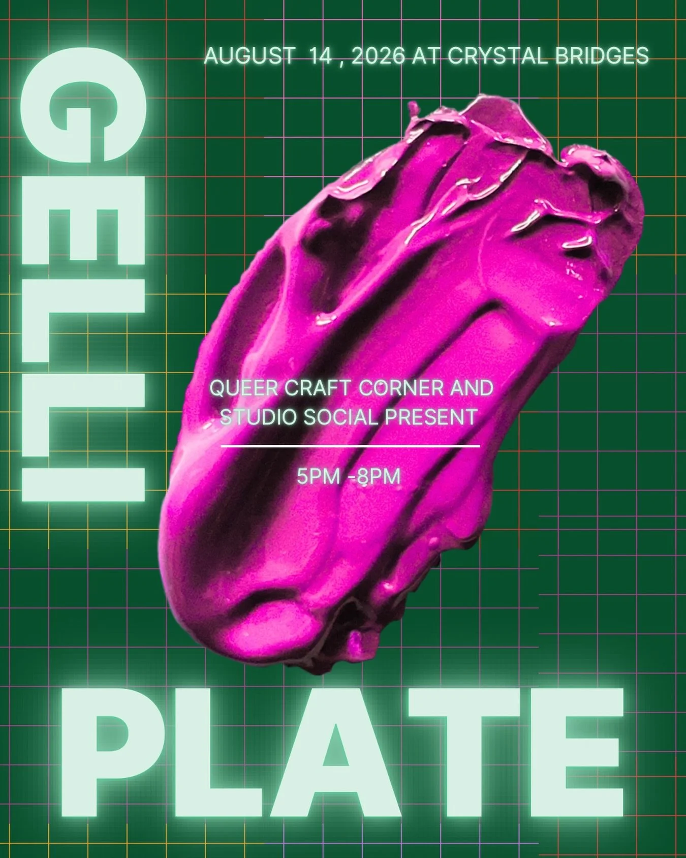 🎨 Pull up a chair and get creative with us!

Join Queer Craft Corner for a colorful evening of Gelli printing at Studio Social! We&rsquo;ll explore layers of vibrant colors, playful textures, and bold patterns to create beautiful, one-of-a-kind prin