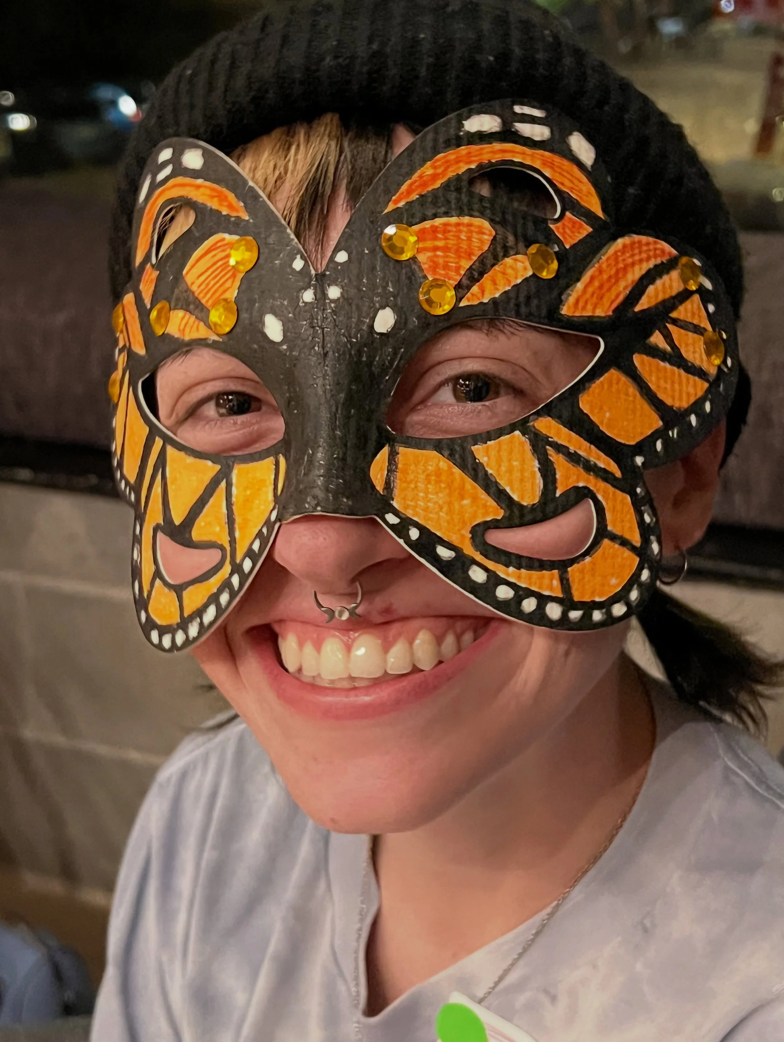 The faces of our October Mask painting workshop. 💕

Thank you to @moxyfayettevillear for hosting us.

@beers.and.queers  thank you for partnering with us to create this special place for the vibrant queer community of NWA . We love ya 💥

Thank you 