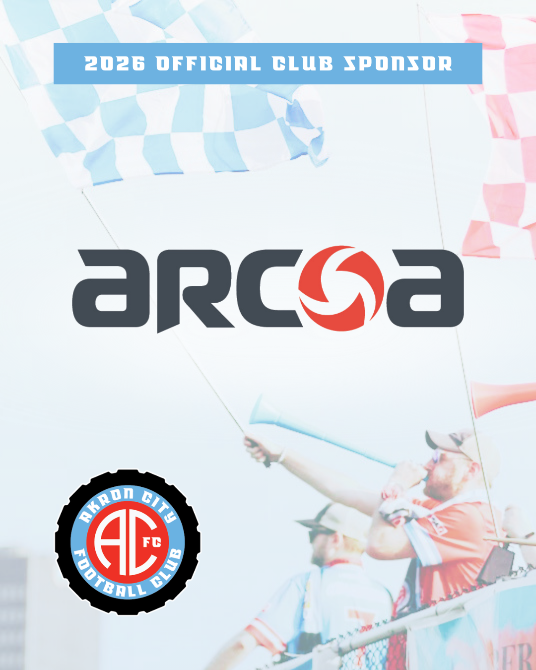 Akron City FC Announces Arcoa as Official Jersey Sponsor and Sustainability Partner