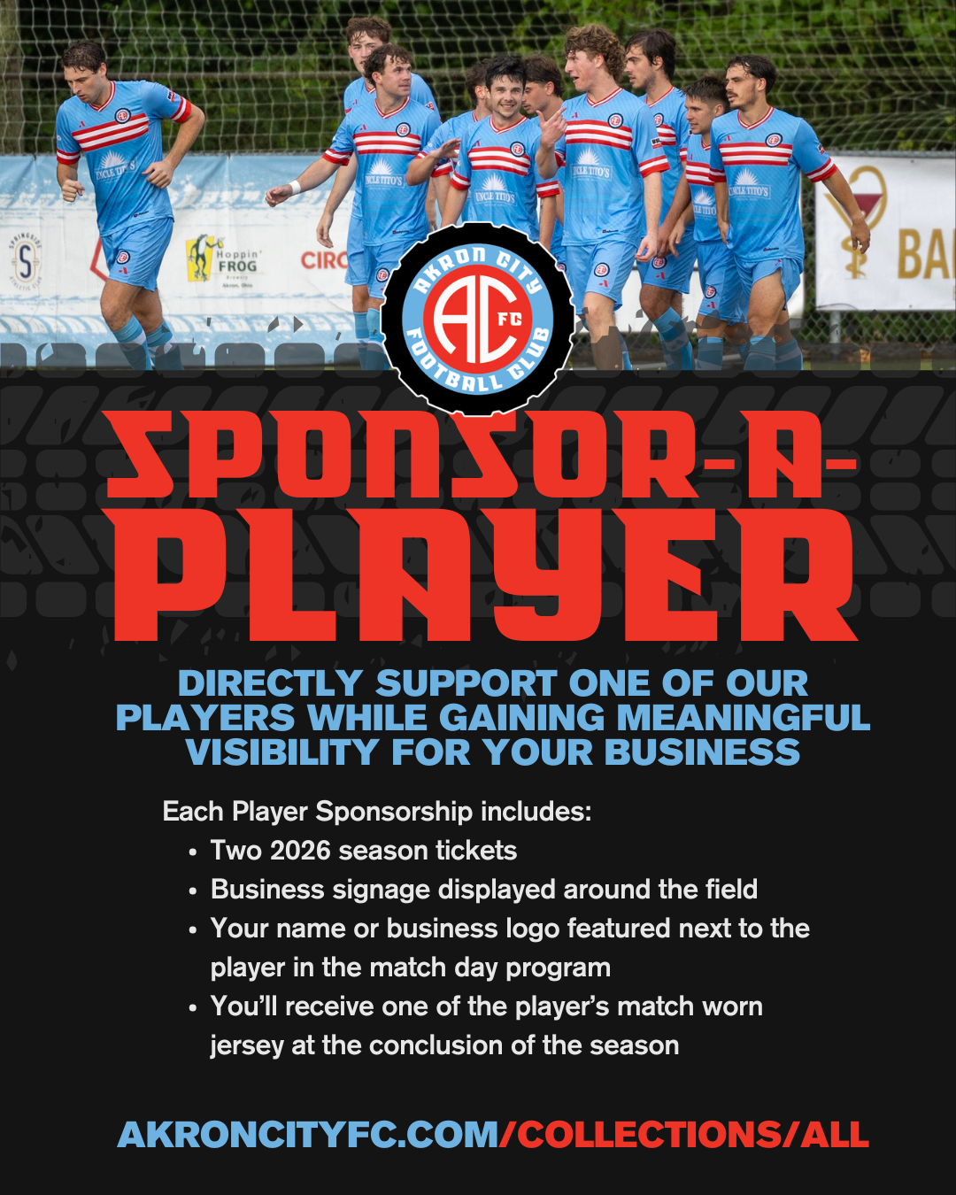 Akron City FC - 2027 Sponsor a Player
