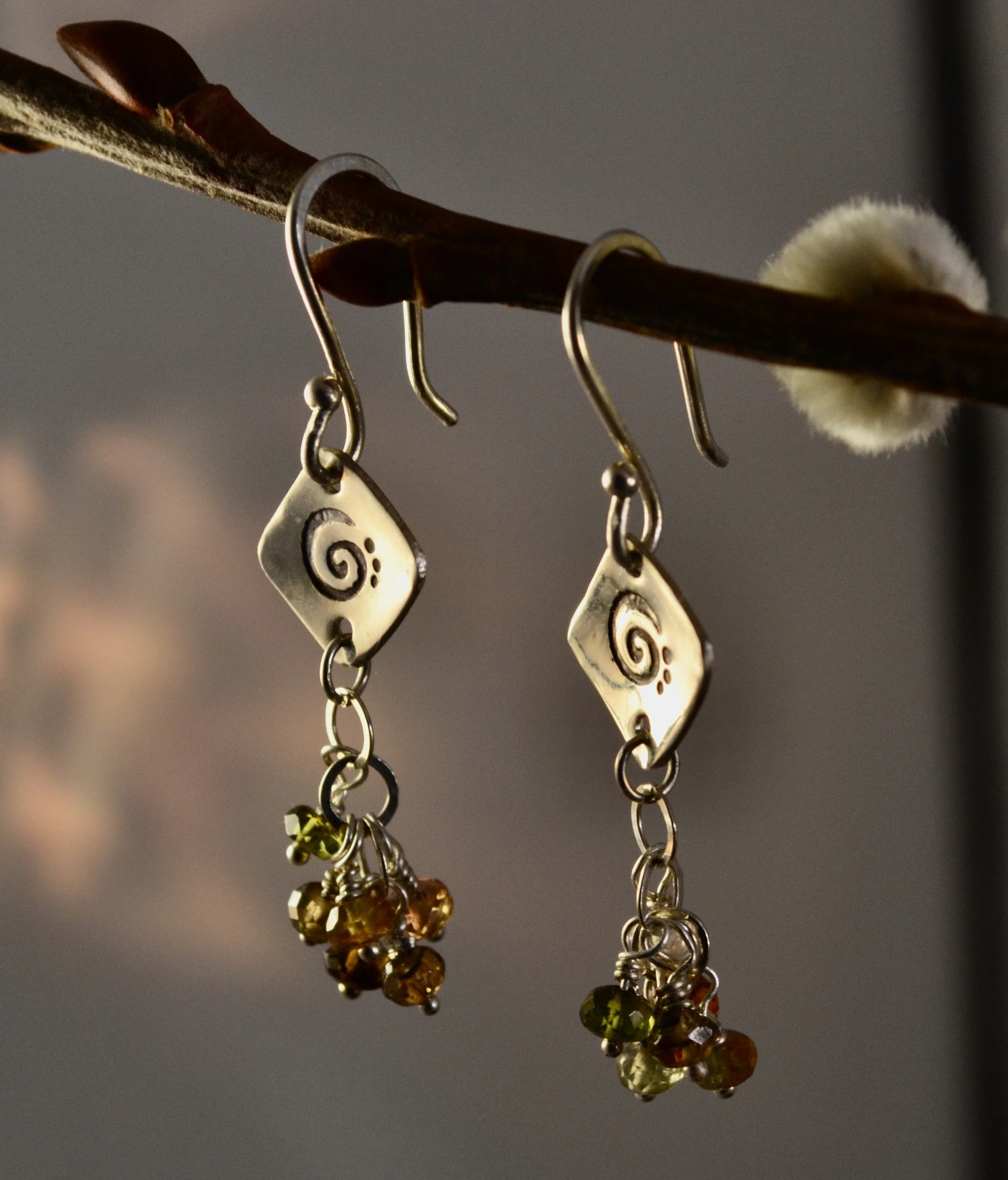 Earthtones Dangle Earrings
