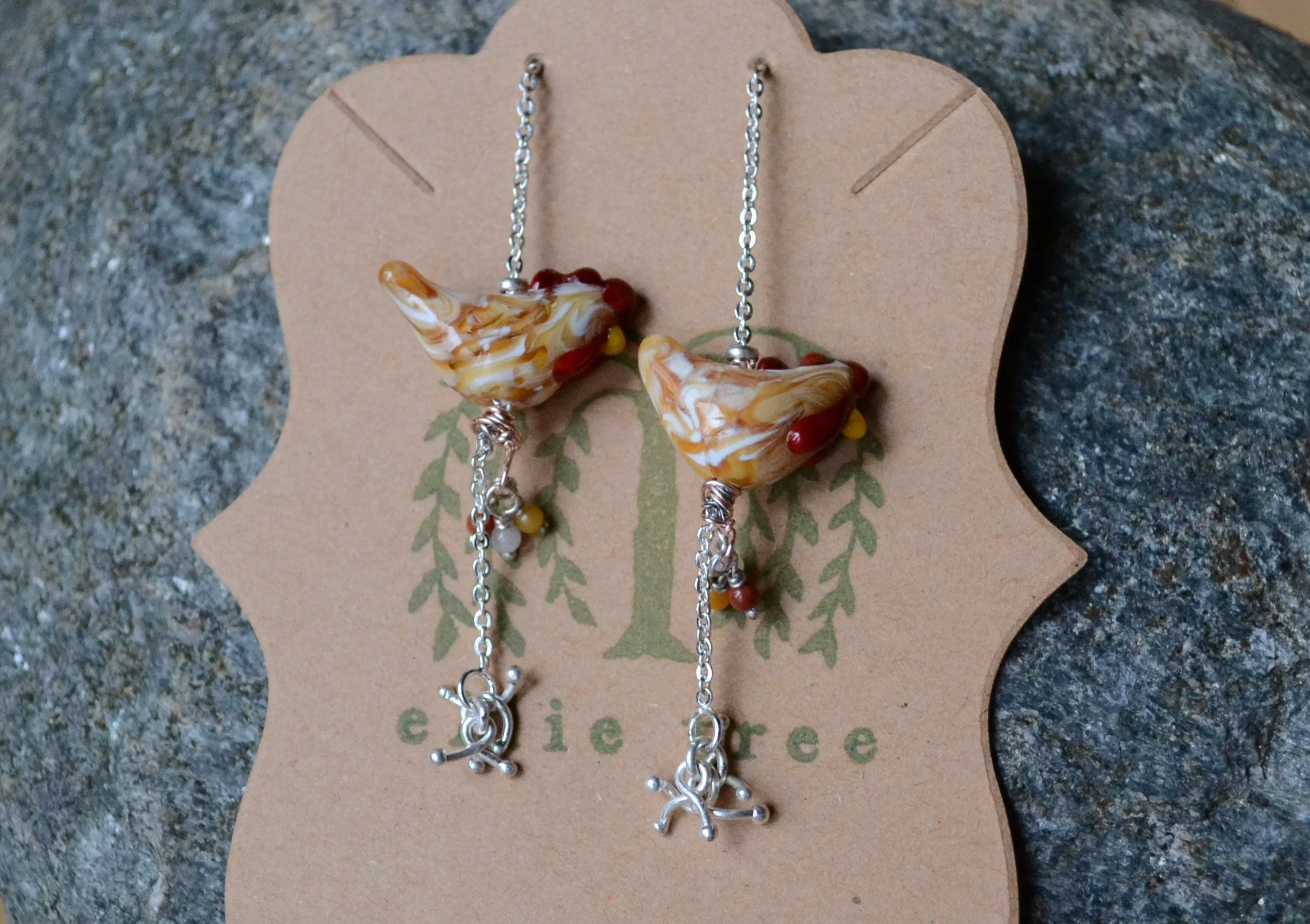 Funky Chicken Earrings