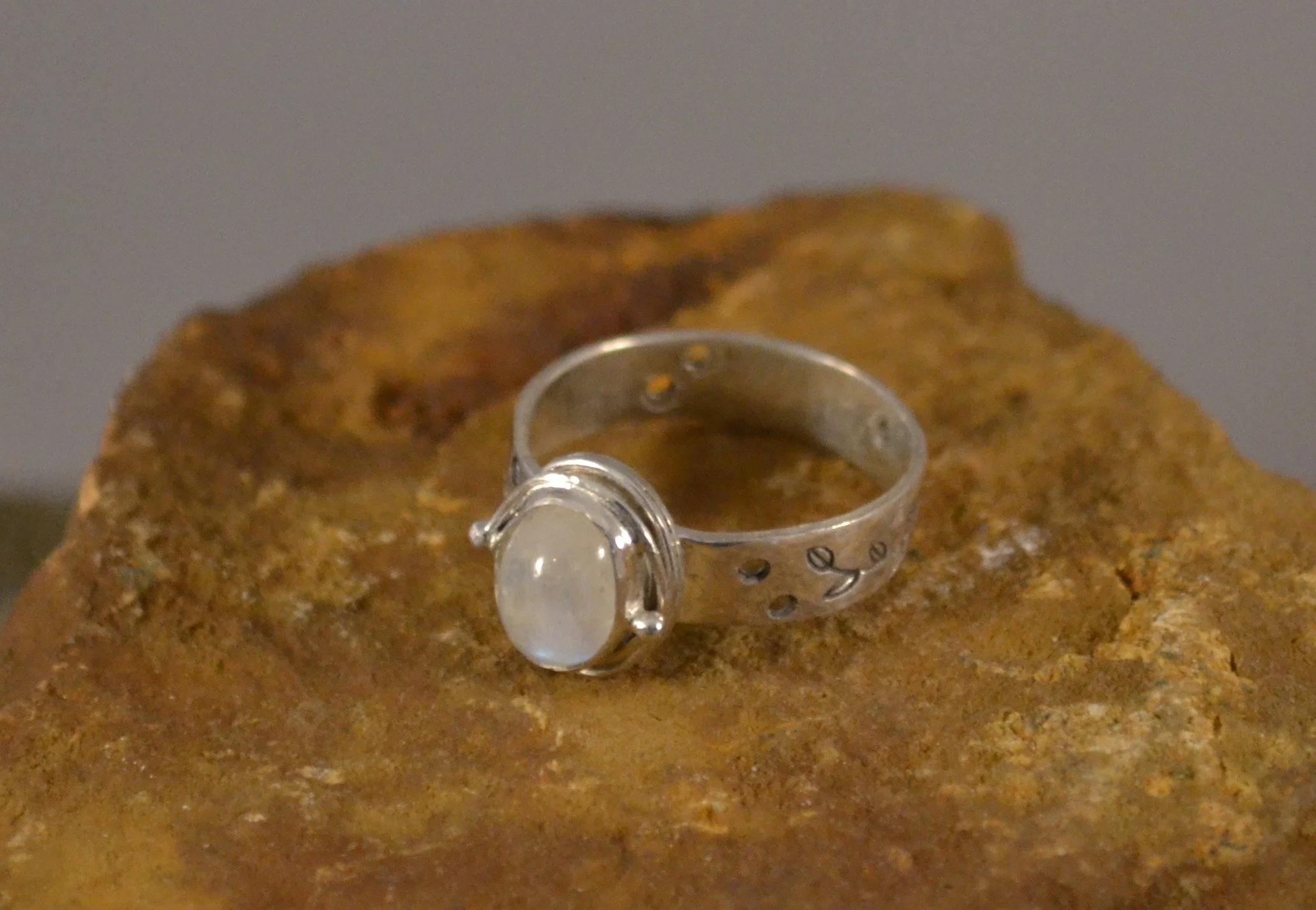 Birthstone Set- 2 of 4 Rings, Moonstone