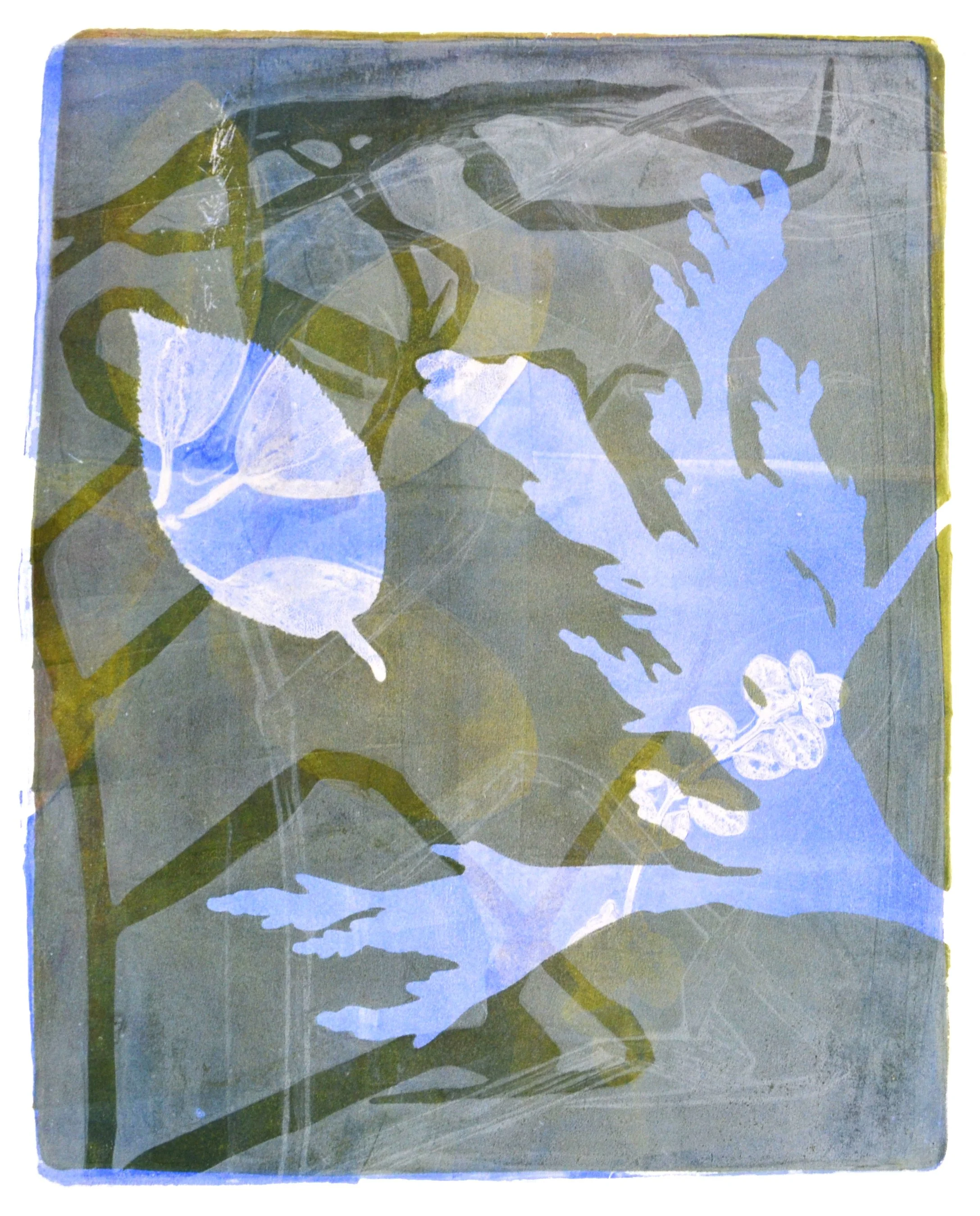 "Misty Morning" Gel Print