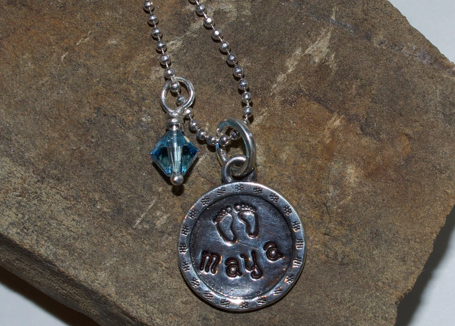 Pewter Mother's Necklace