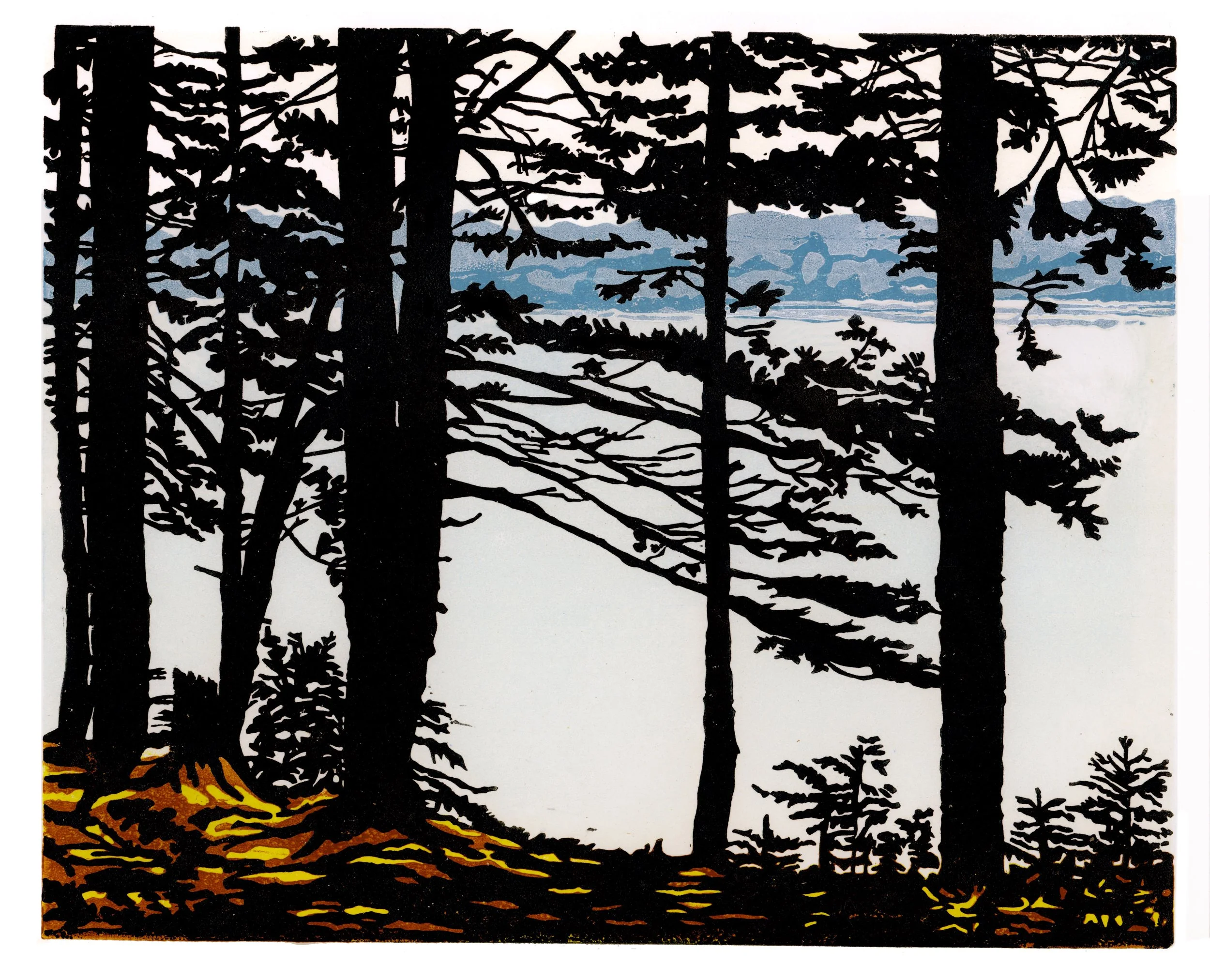 Brooksville Reduction Print