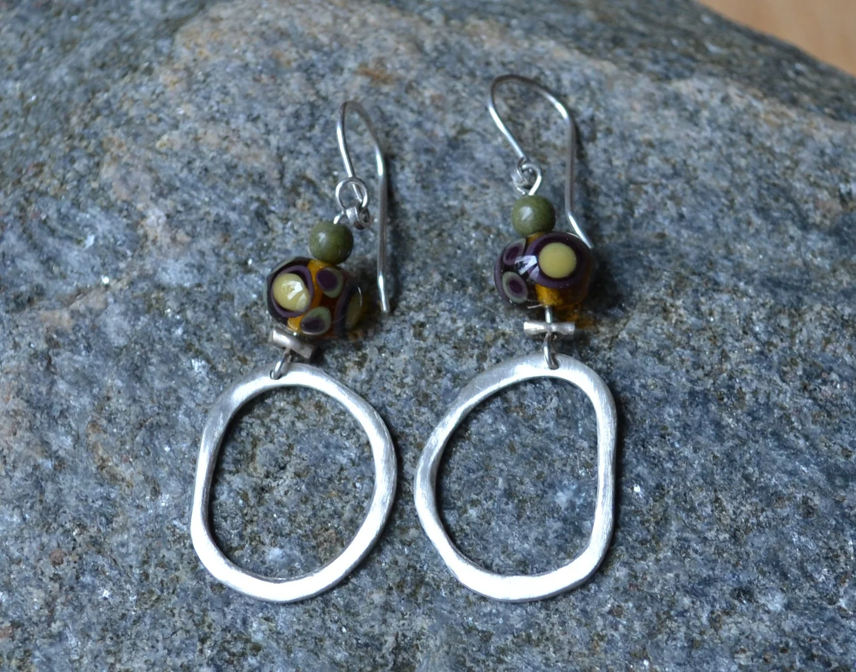 Retro Hoop Earrings