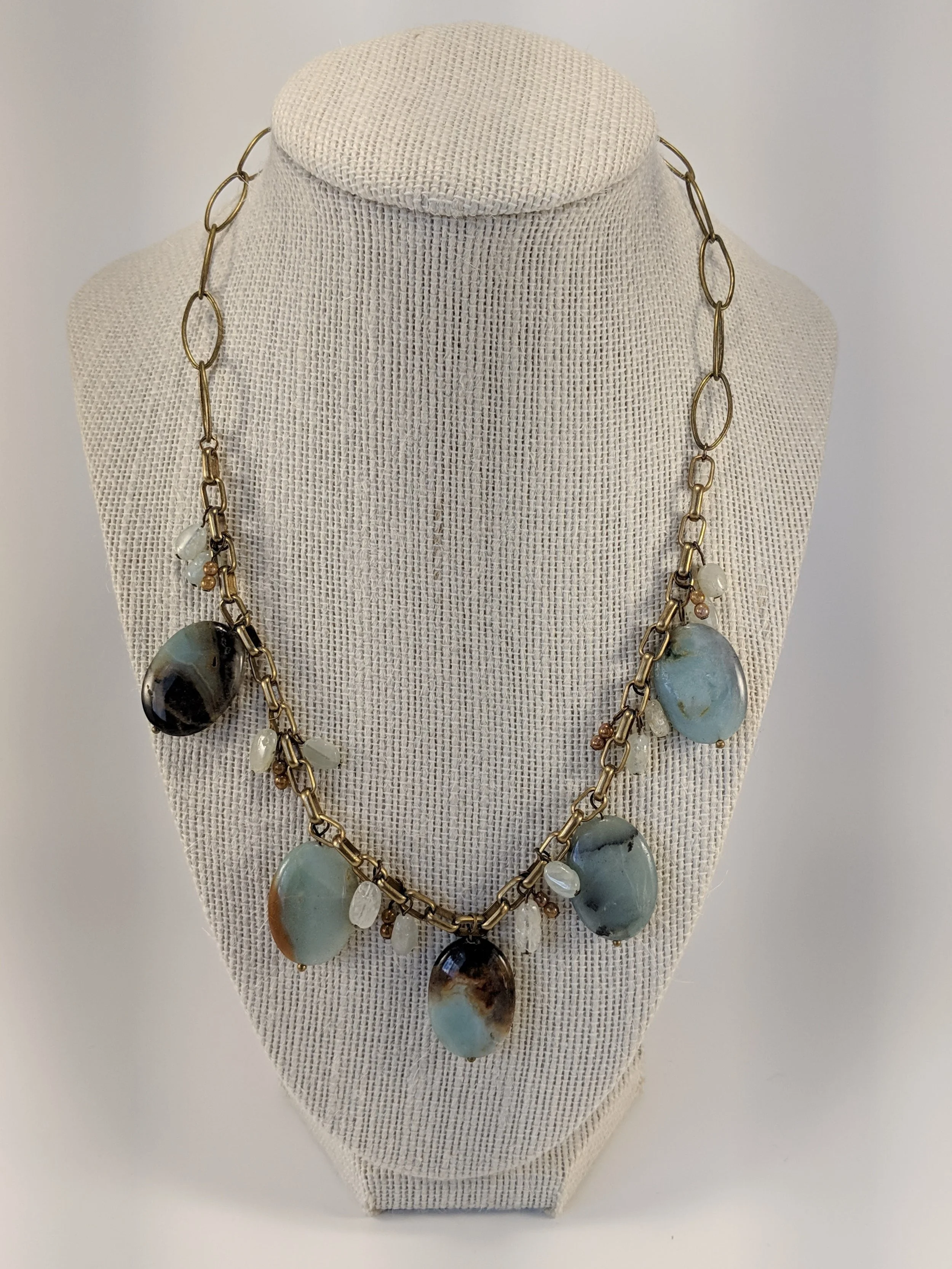 Rare gemstone necklace custom Delphiq Jewelry