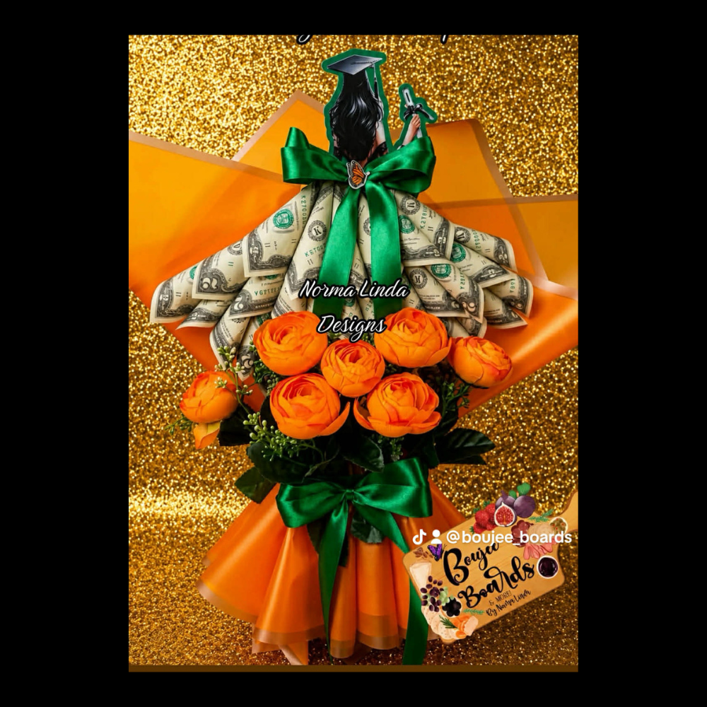 The Alesha Graduation Money Bouquet