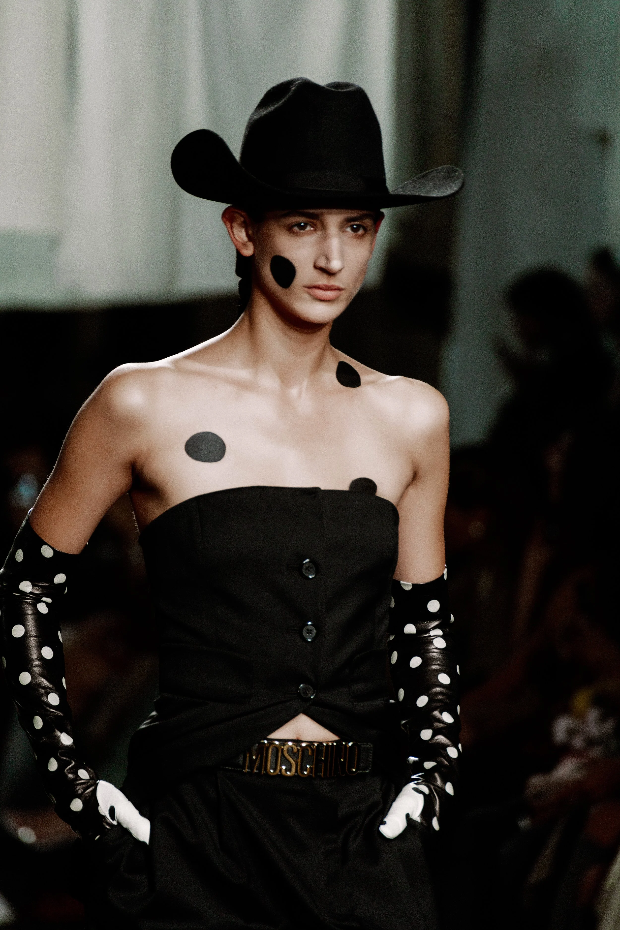 Runway, Moschino Spring Summer 2025, Photographed by Ussi'n Yala