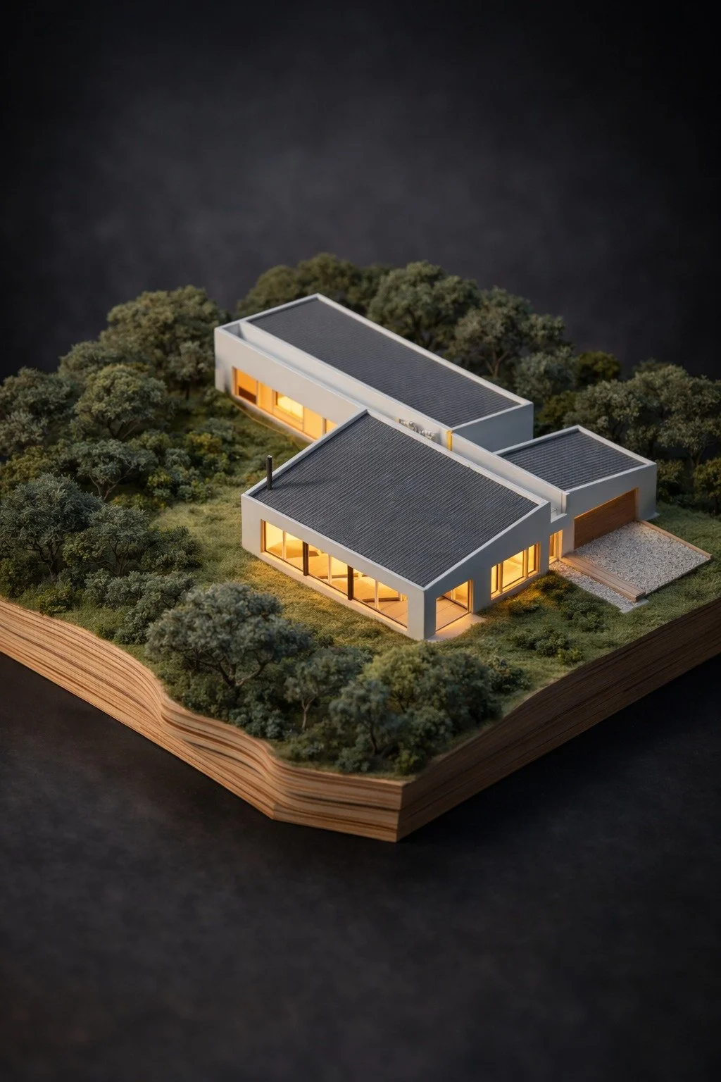 Maqueta digital de casa – Estudio Claudio Carranza