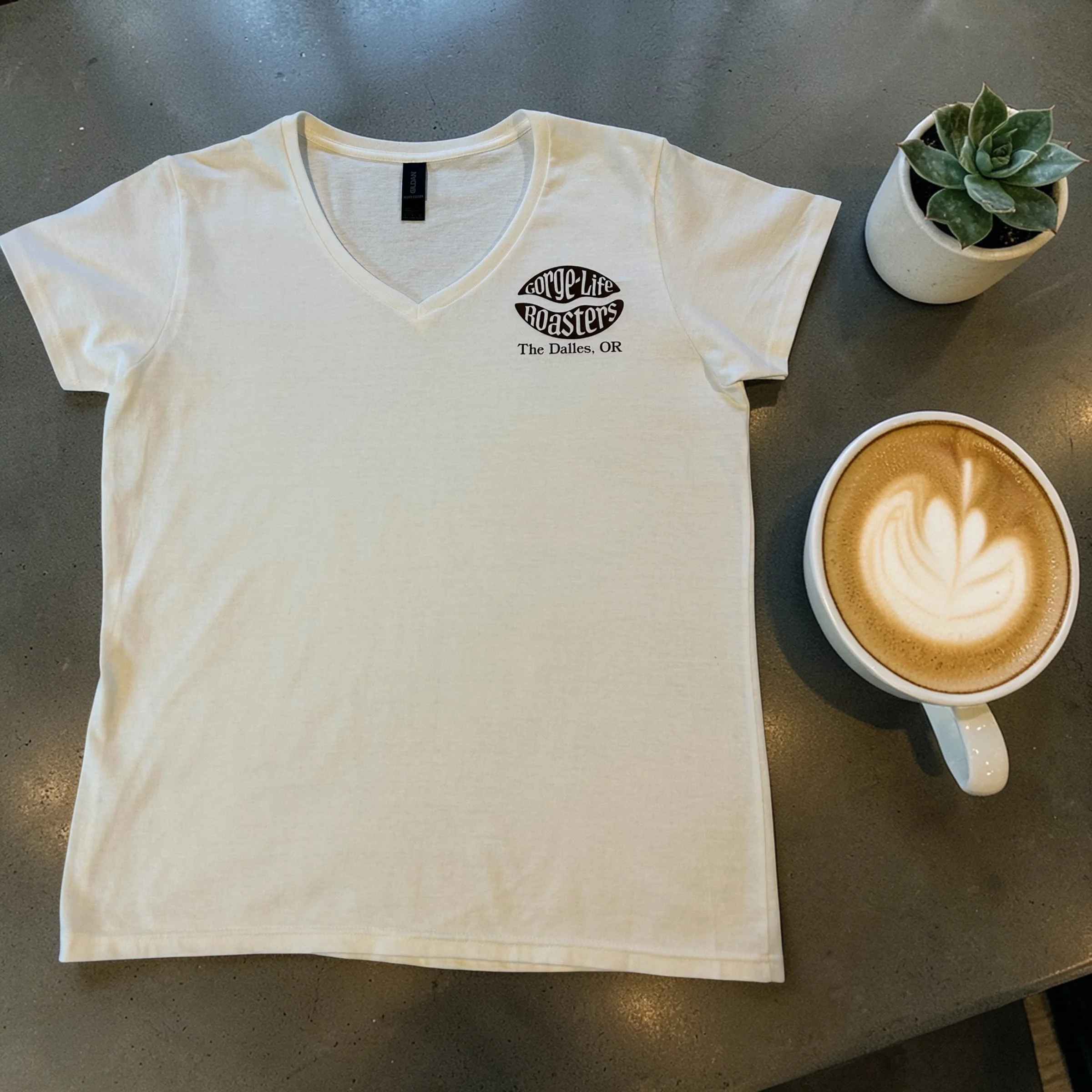 Womens (v-neck) 100% Heavy Cotton Tees