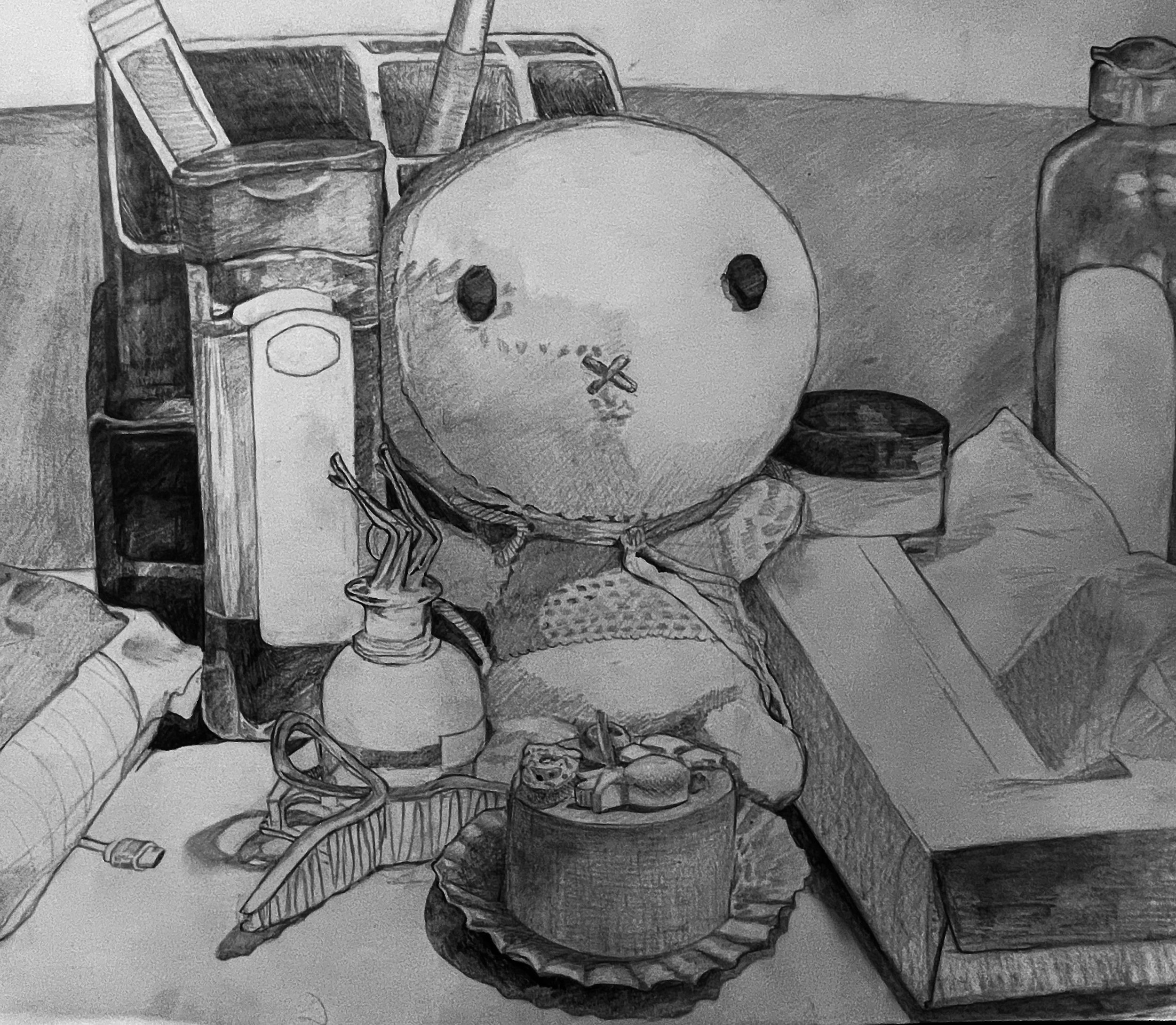 Drawing Still Life -  Graphite 