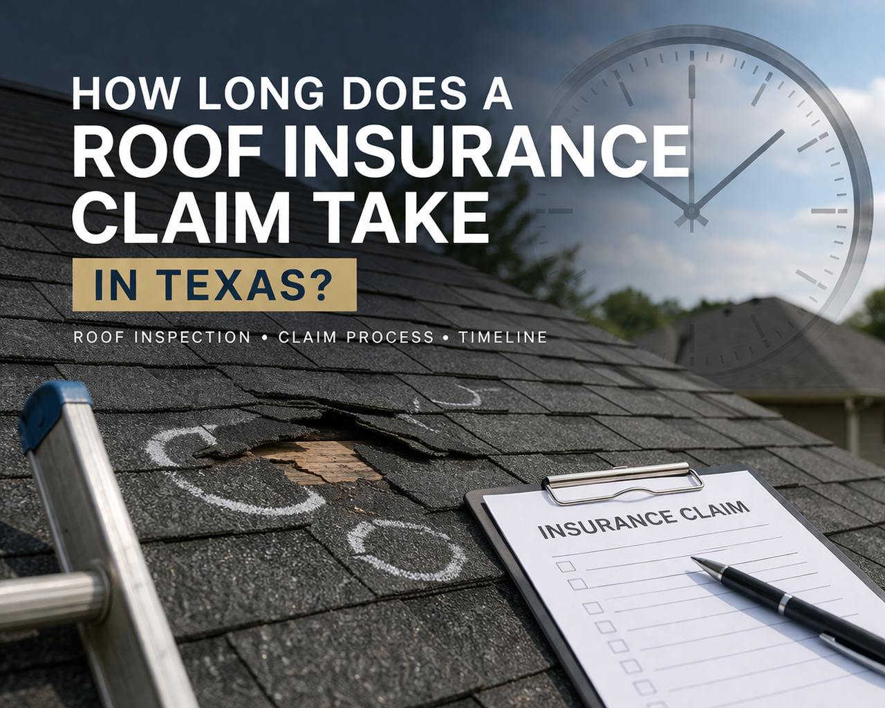 How Long Does a Roof Insurance Claim Take in Texas?