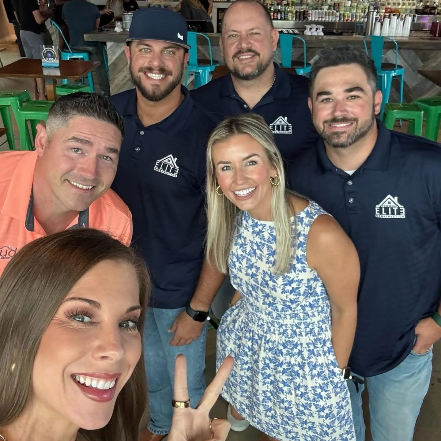 Preferred Elite Construction team involved in Leander TX community and local events with realtors and homeowners