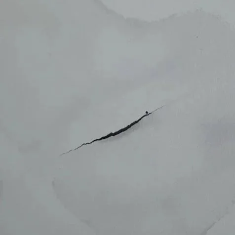 Water stain on interior ceiling caused by a roof leak in a Texas home.