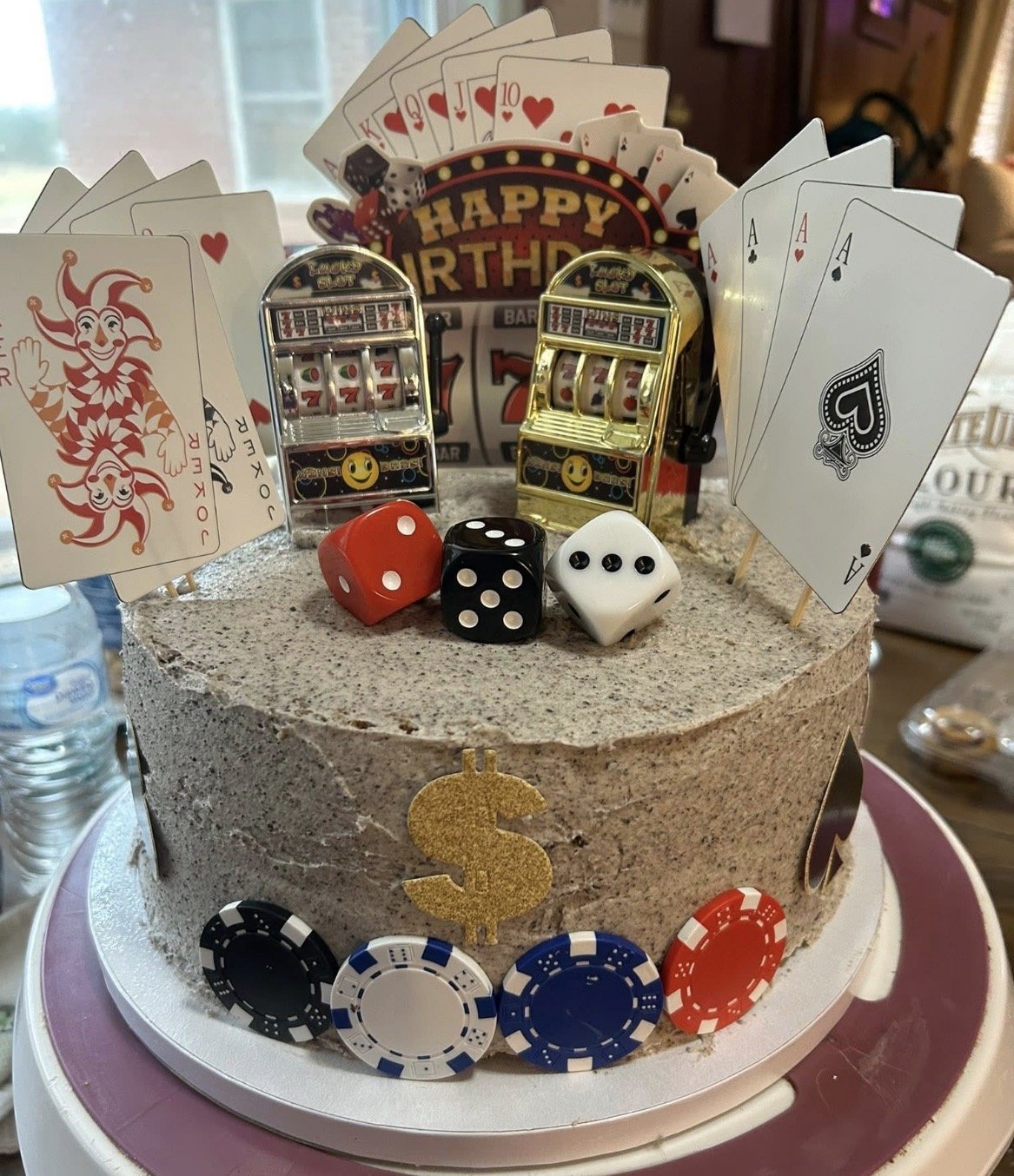 Casino Birthday Cake
