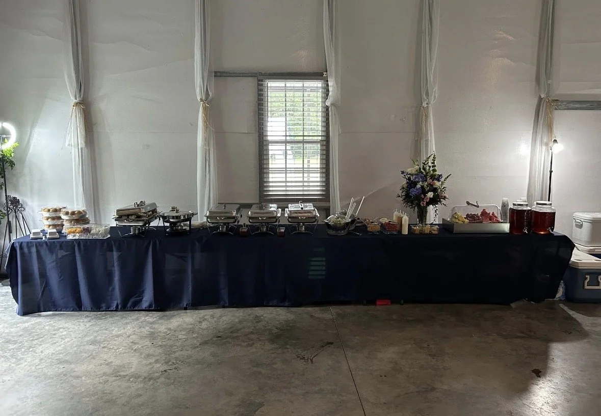 Catering Table Set-up