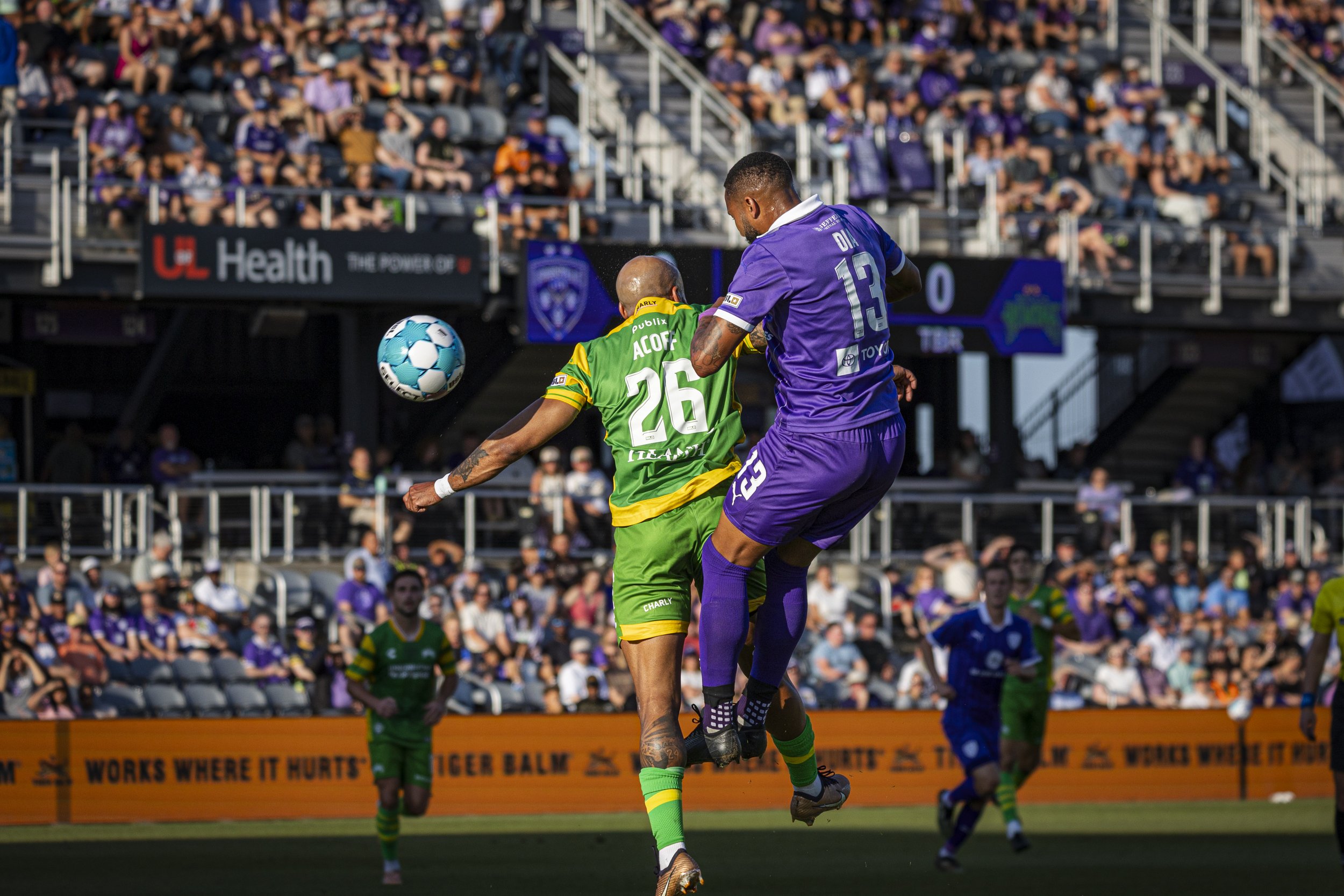 Louisville City FC Extends Unbeaten Run with 2-1 Win Over Tampa Bay Rowdies