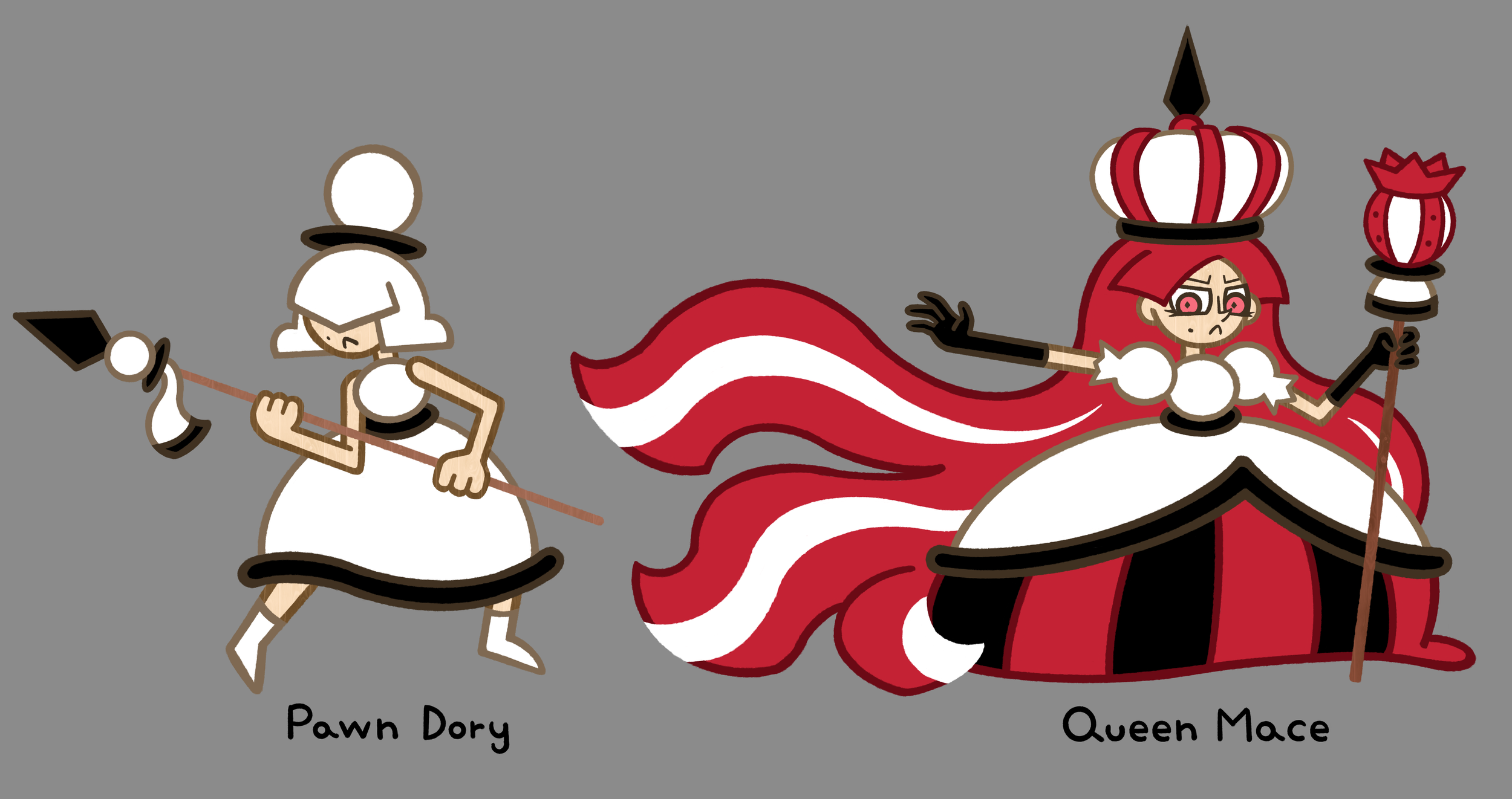 Pawn Dory & Queen Mace (White Alt).png
