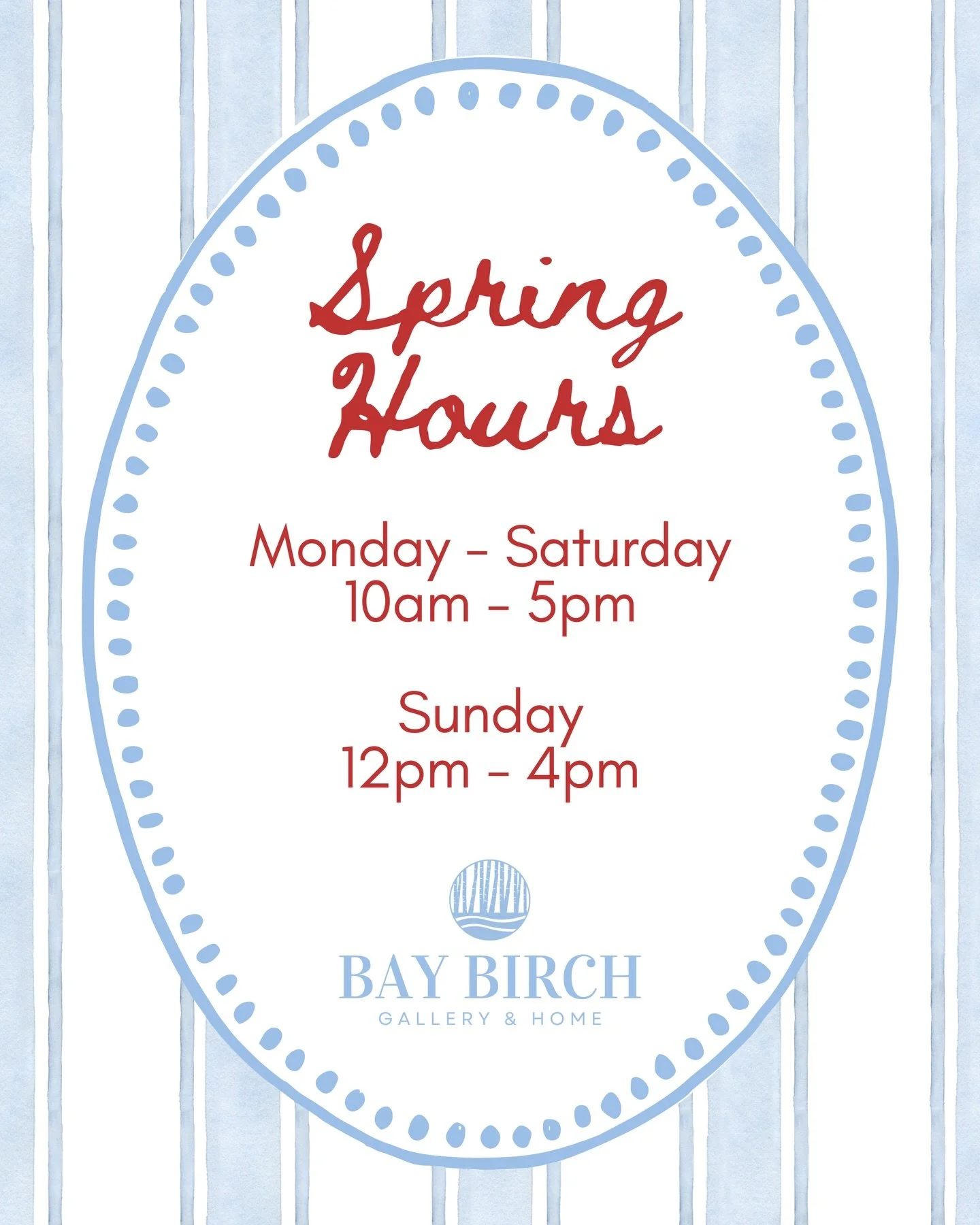 Starting this Friday, we&rsquo;ll be open seven days a week! Excited to see you all soon!