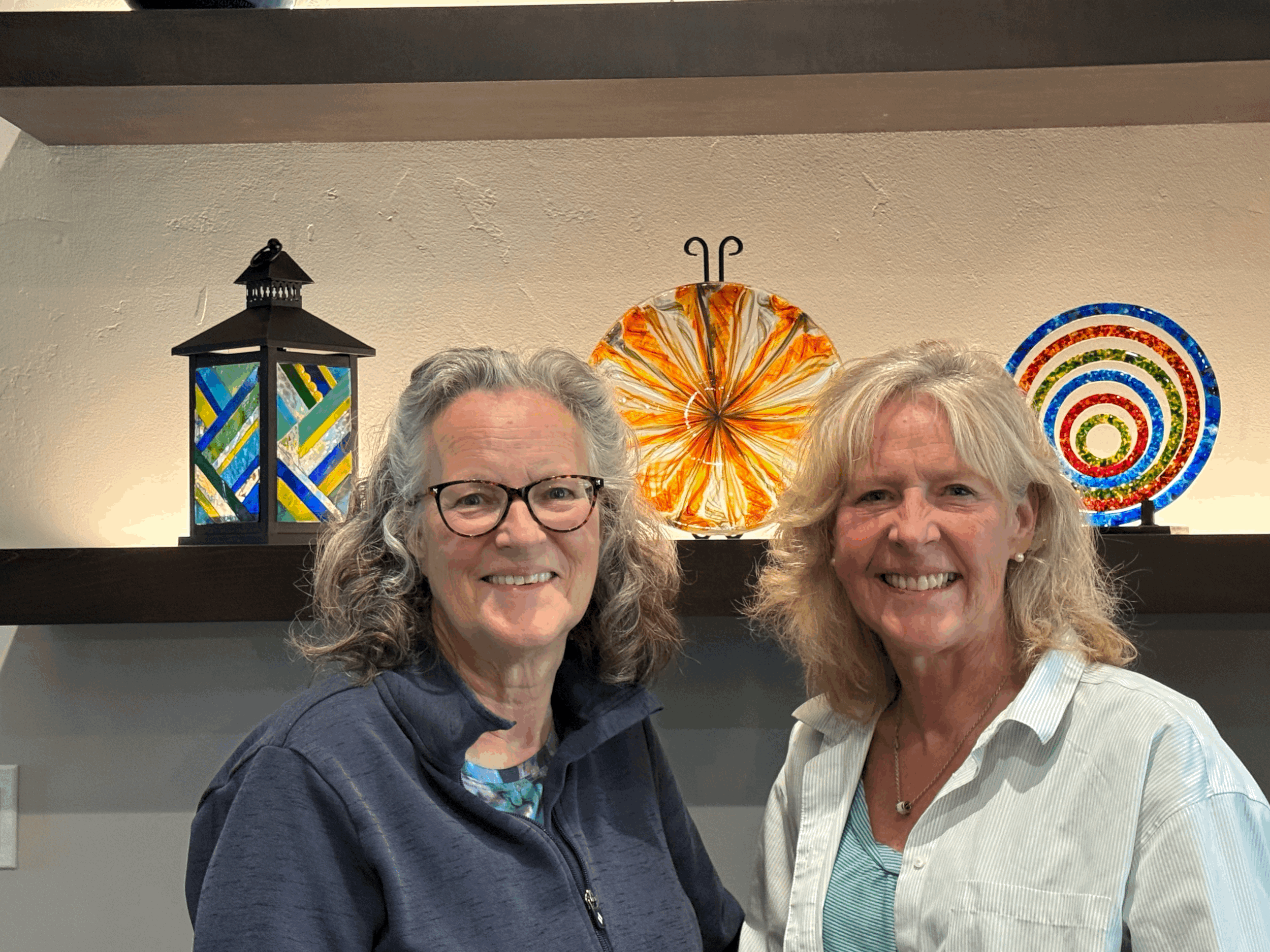 Sisters Glass Art