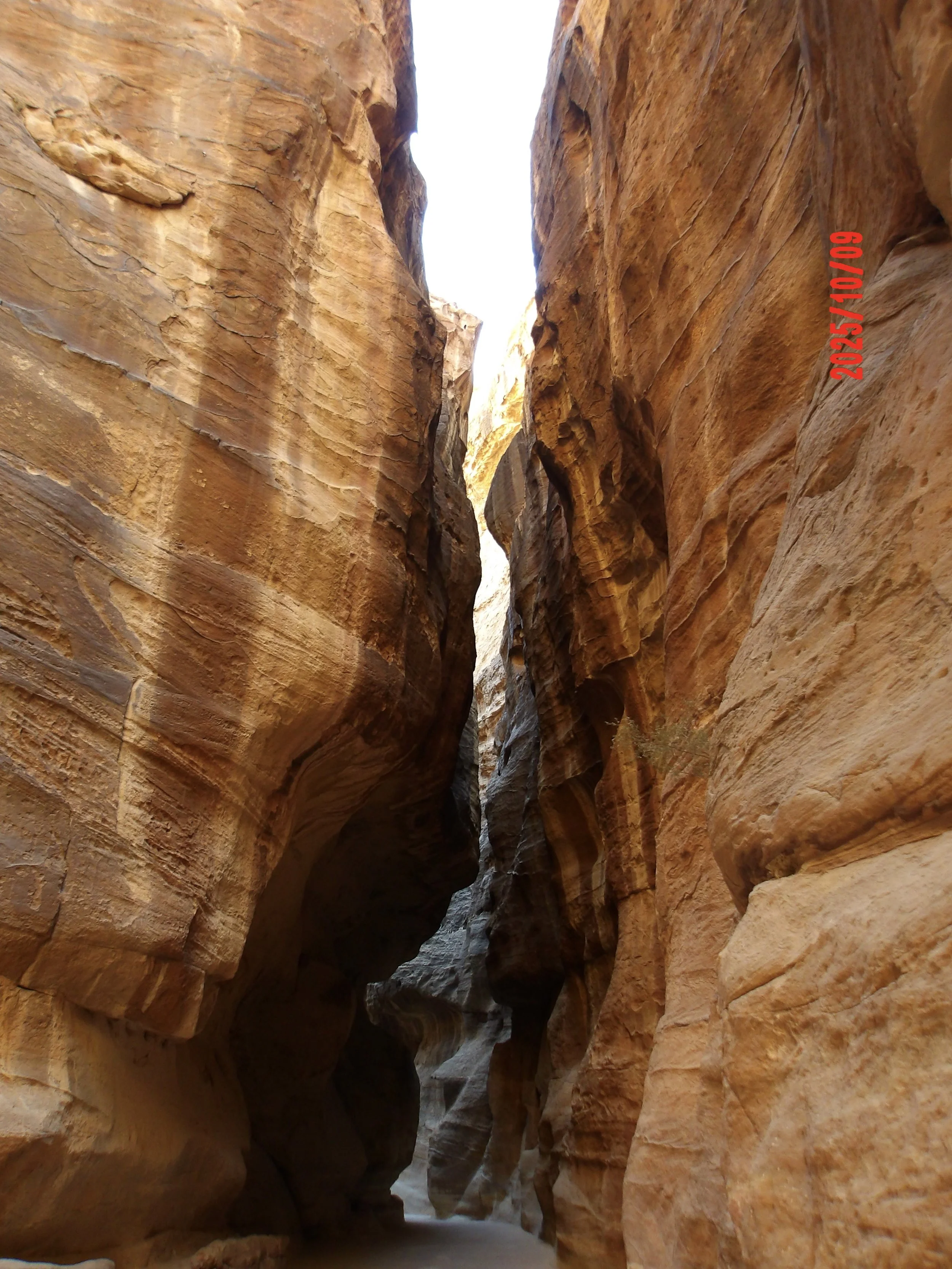 El Siq en Petra.