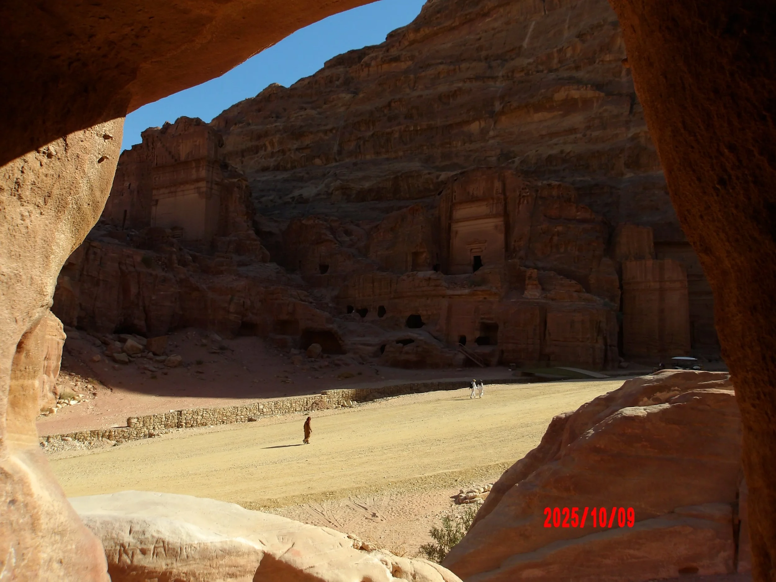 Calle de las Fachadas en Petra.