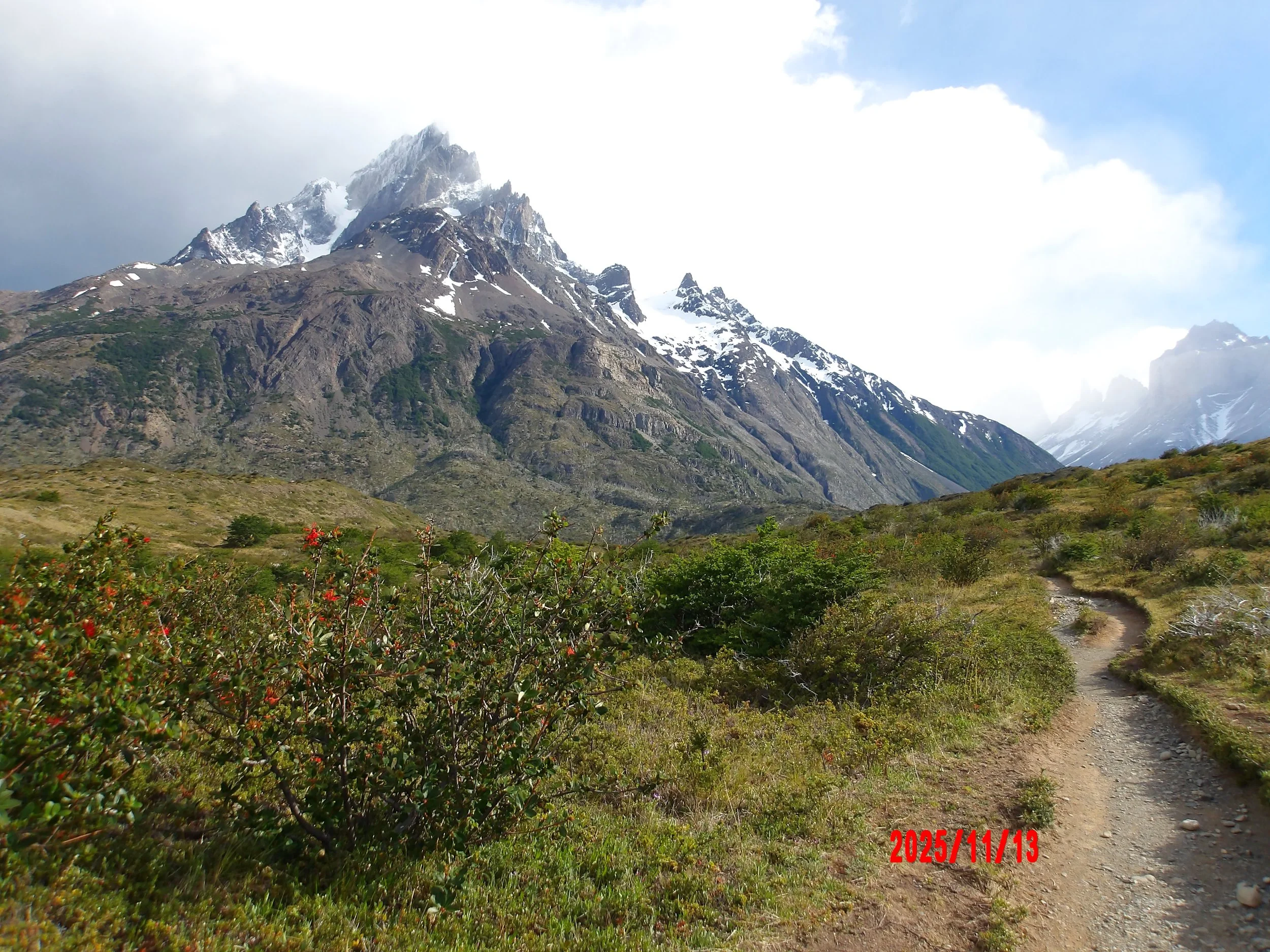 Montaña en el circuito w