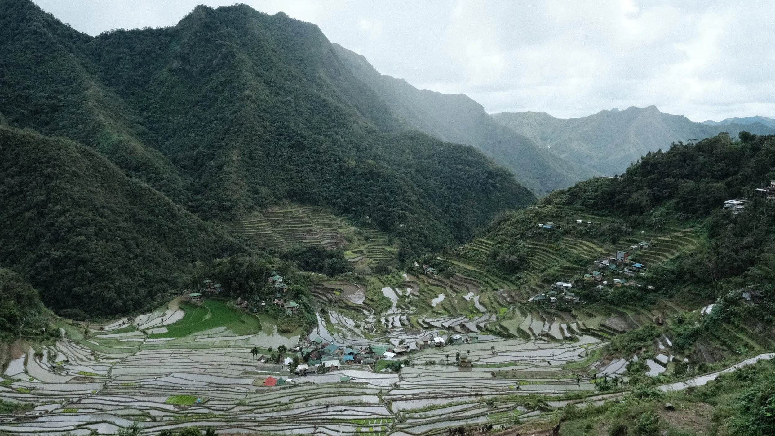 Terrazas de arroz de Batad en las Filipinas.