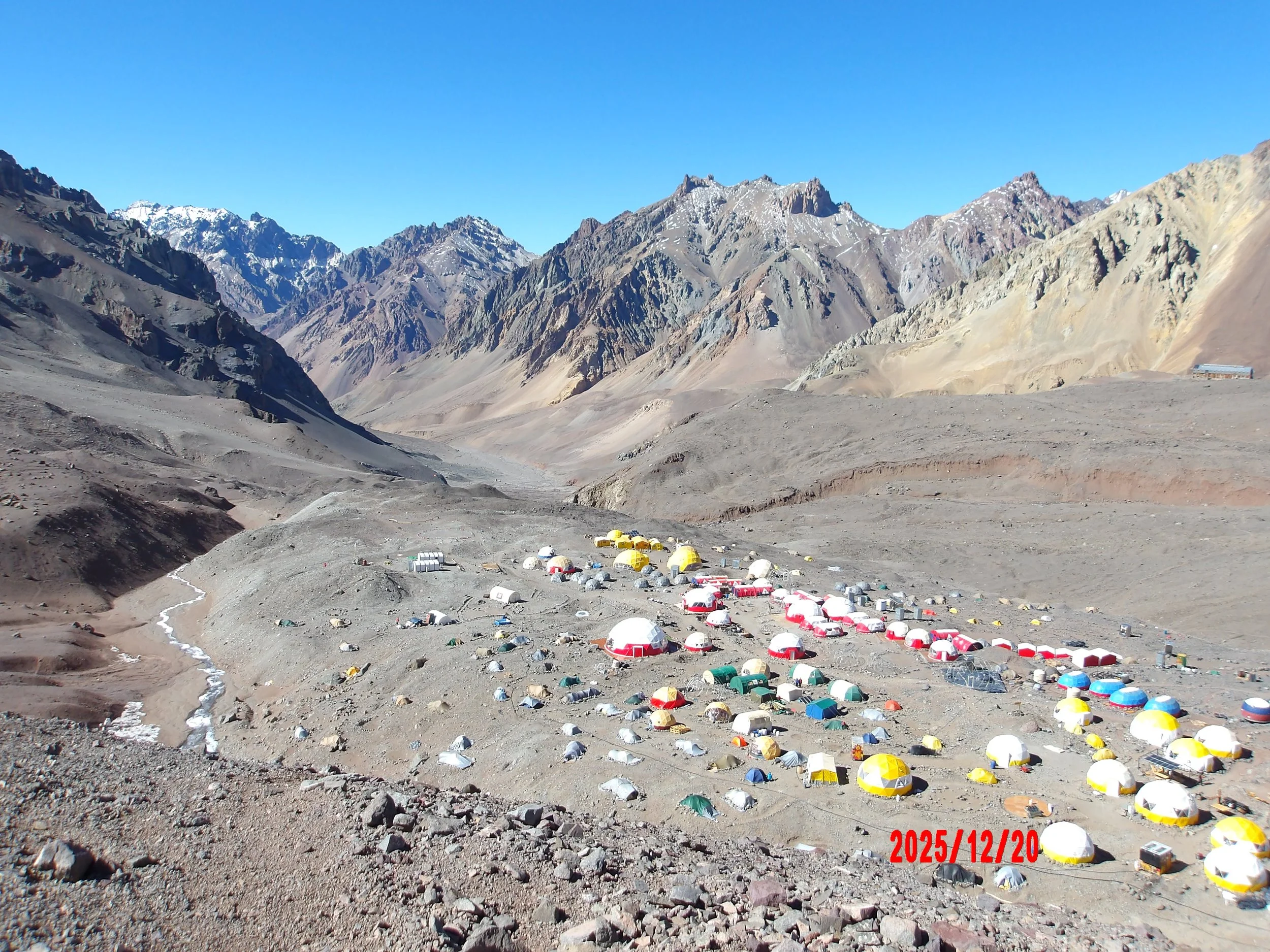 Plaza de Mulas en Aconcagua