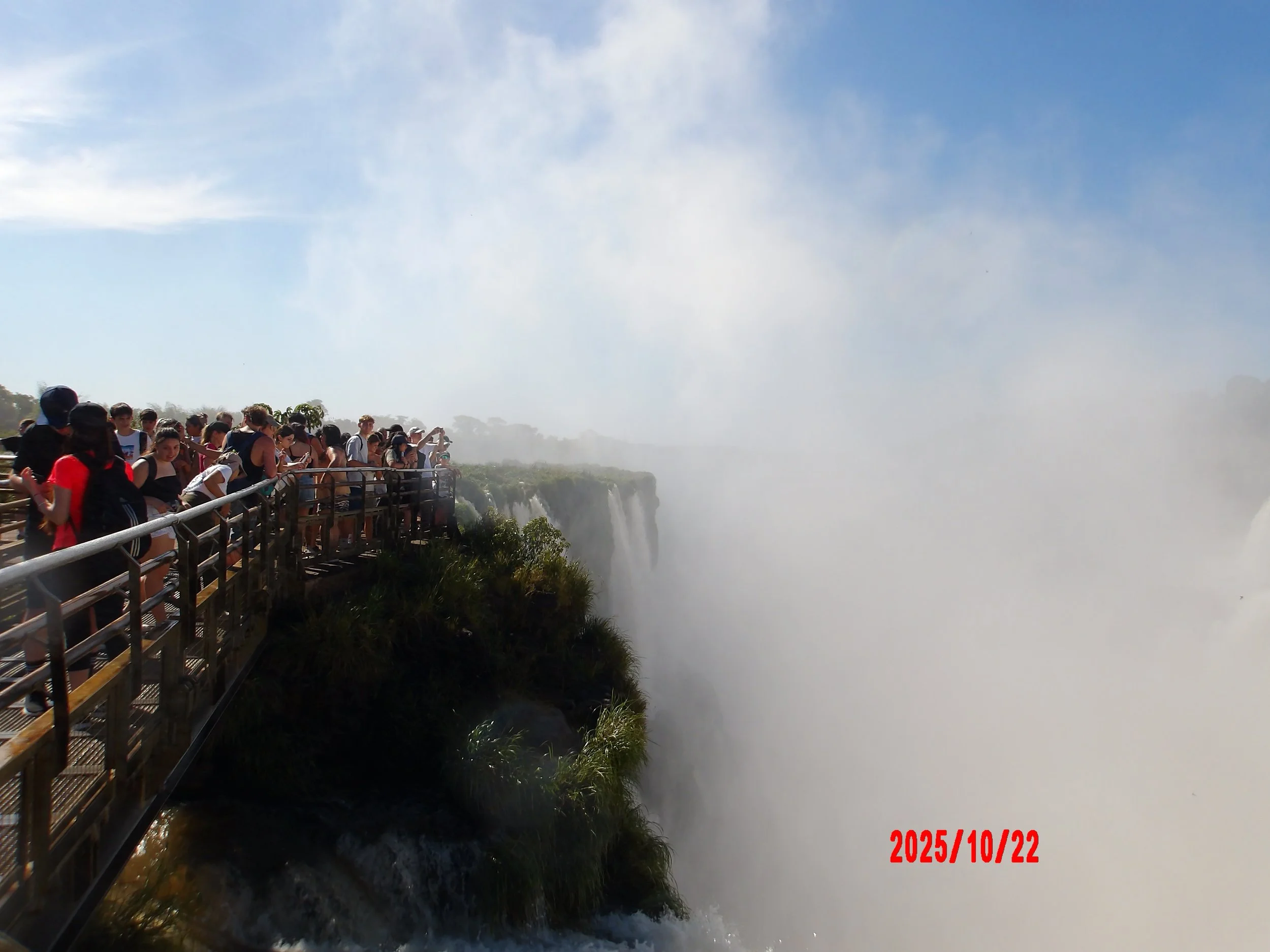Garganta del diablo en las cataratas del Iguazú