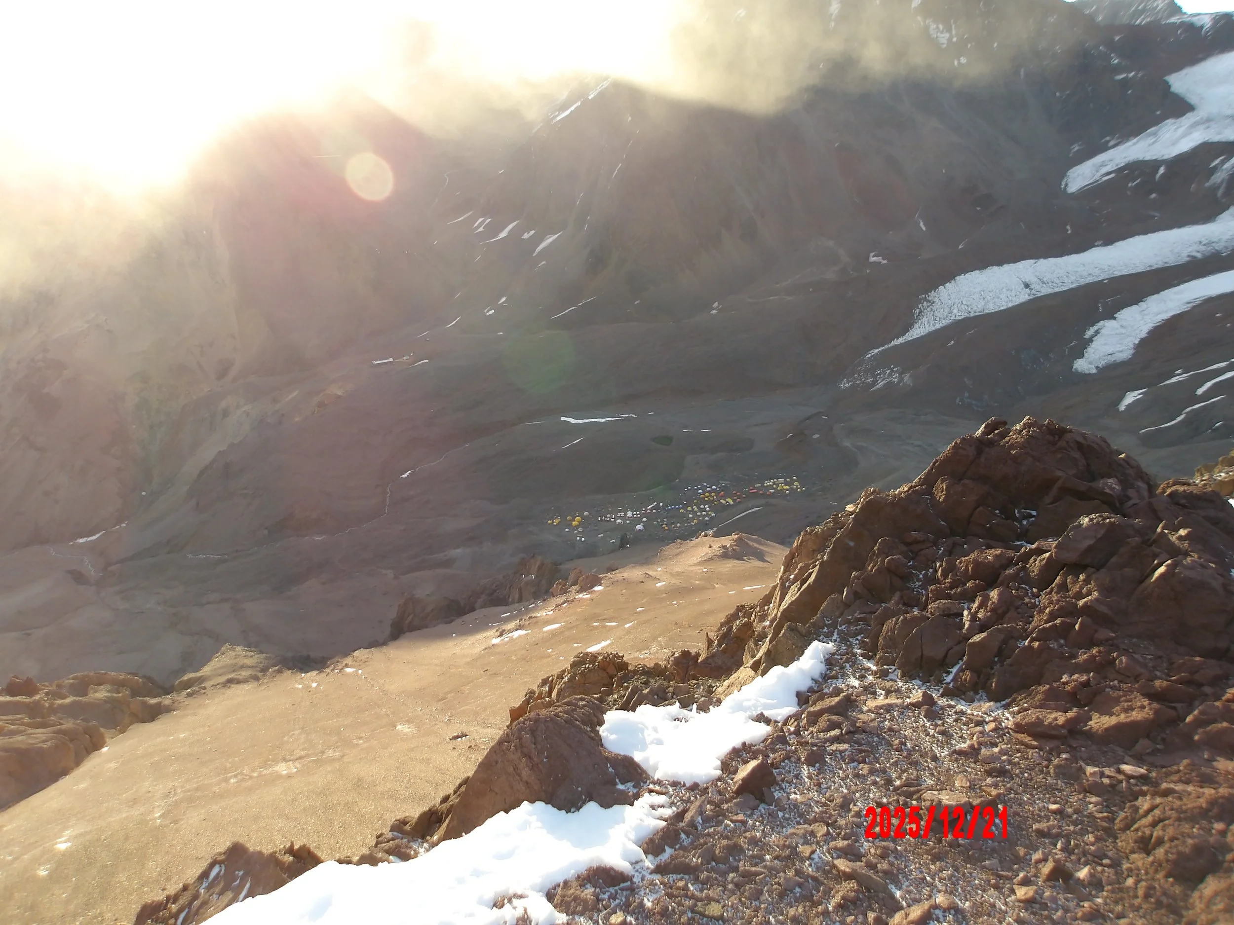 Vista desde Campamento Canadá.