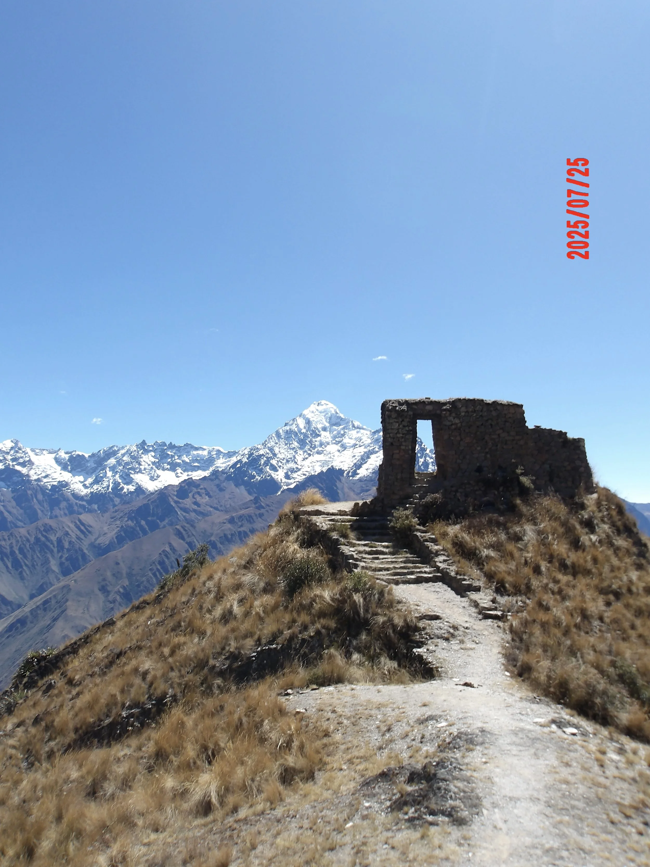 Ruina de Inti Punku en Ollantaytambo
