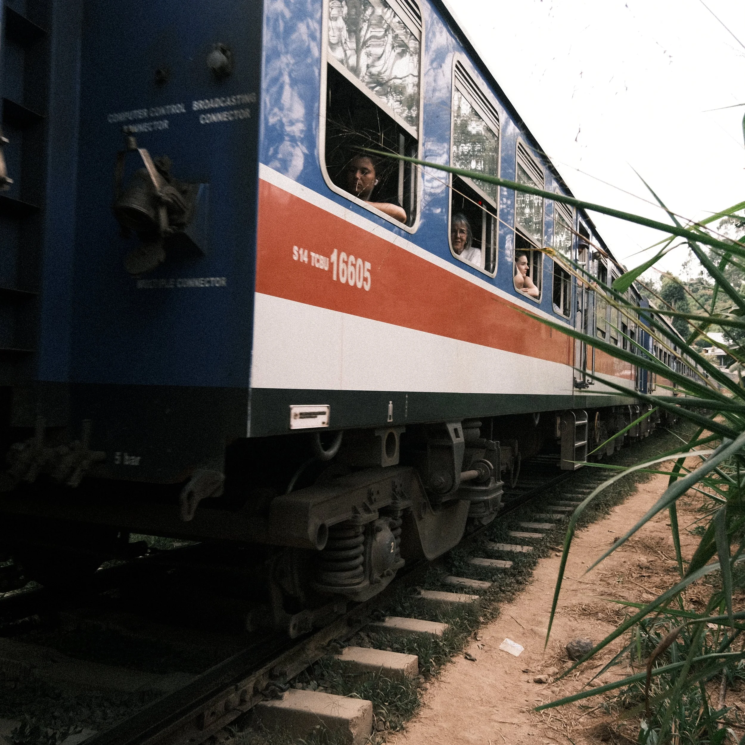 Tren en Sri Lanka.