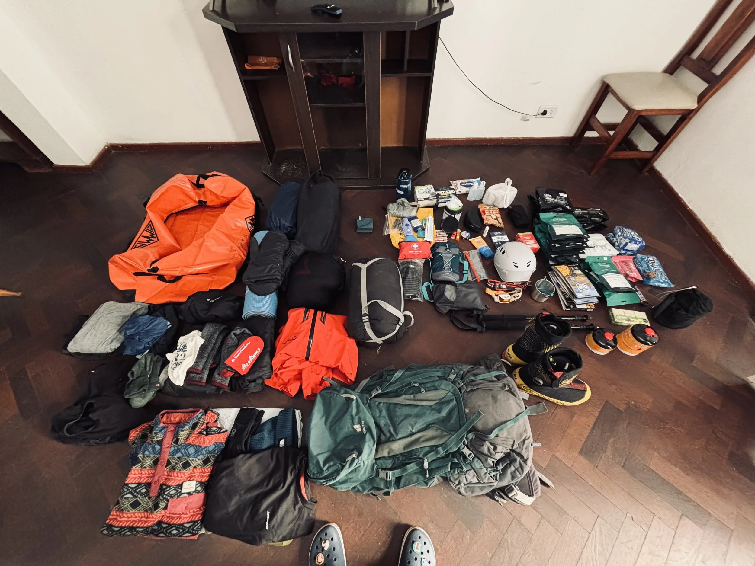 Imagen con el equipo que lleve al Aconcagua