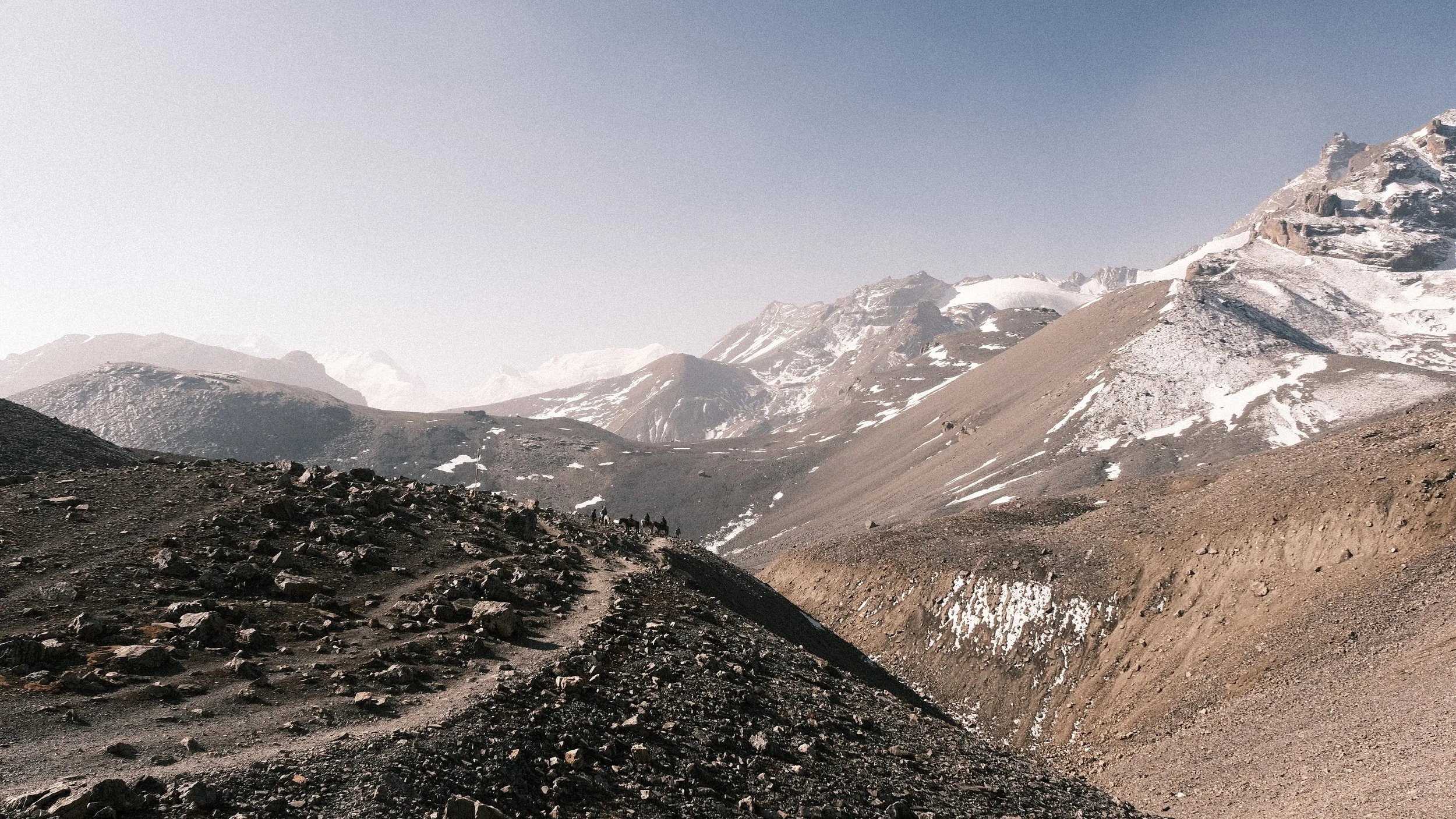 Sendero en el Circuito de Annapurna.