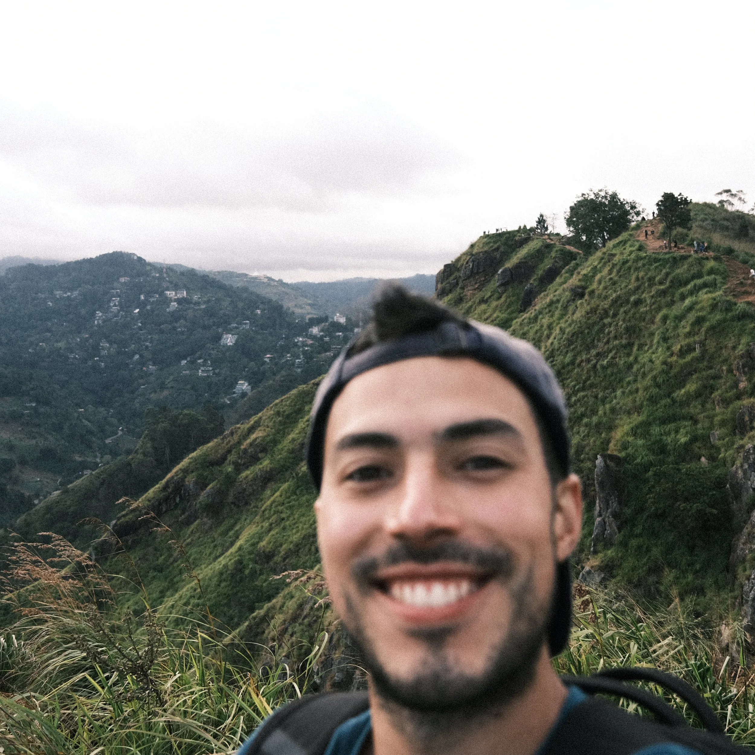 Selfie en Little Adams Peak