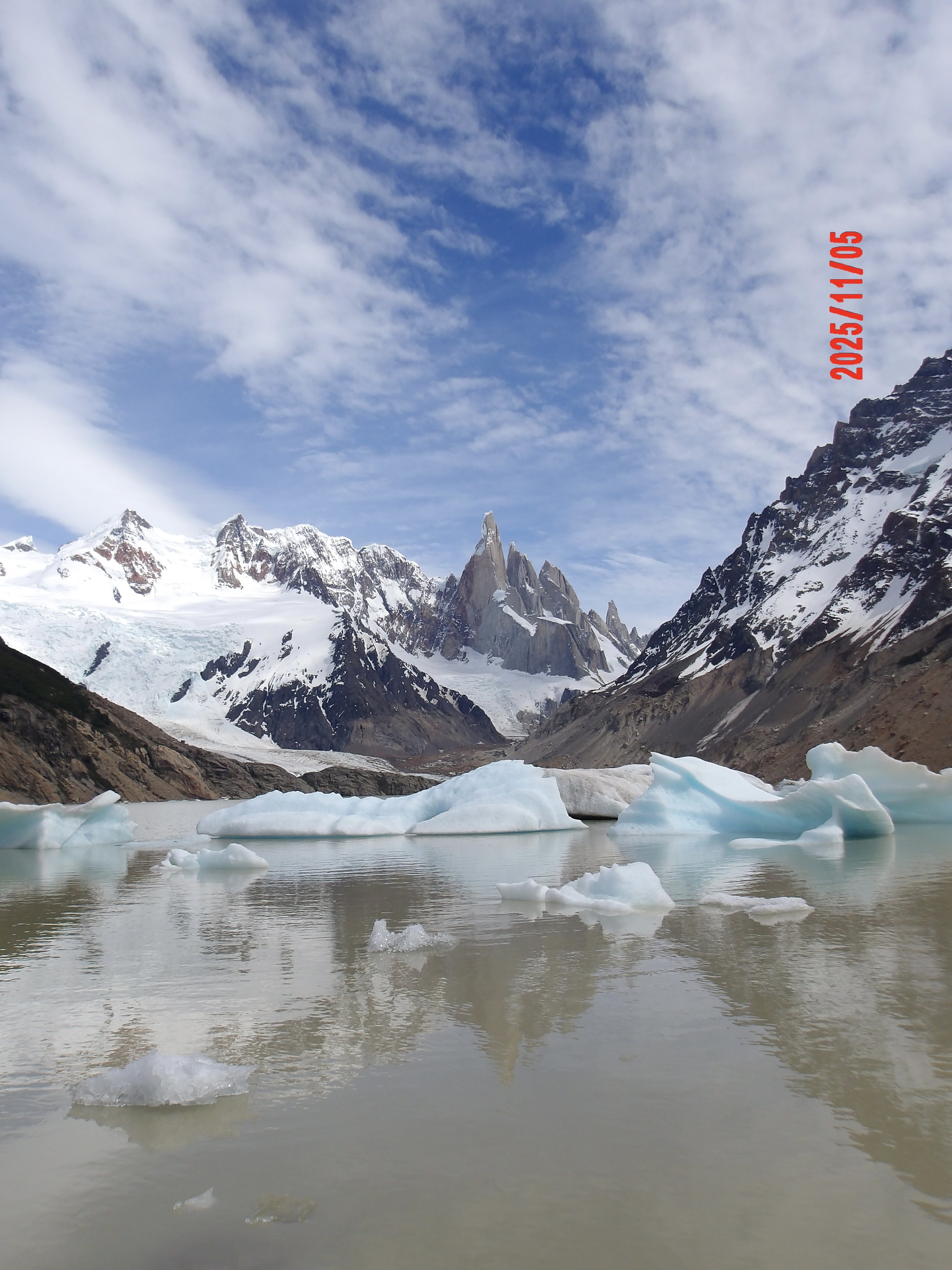 Laguna Torre con el Cerro Torre al fondo
