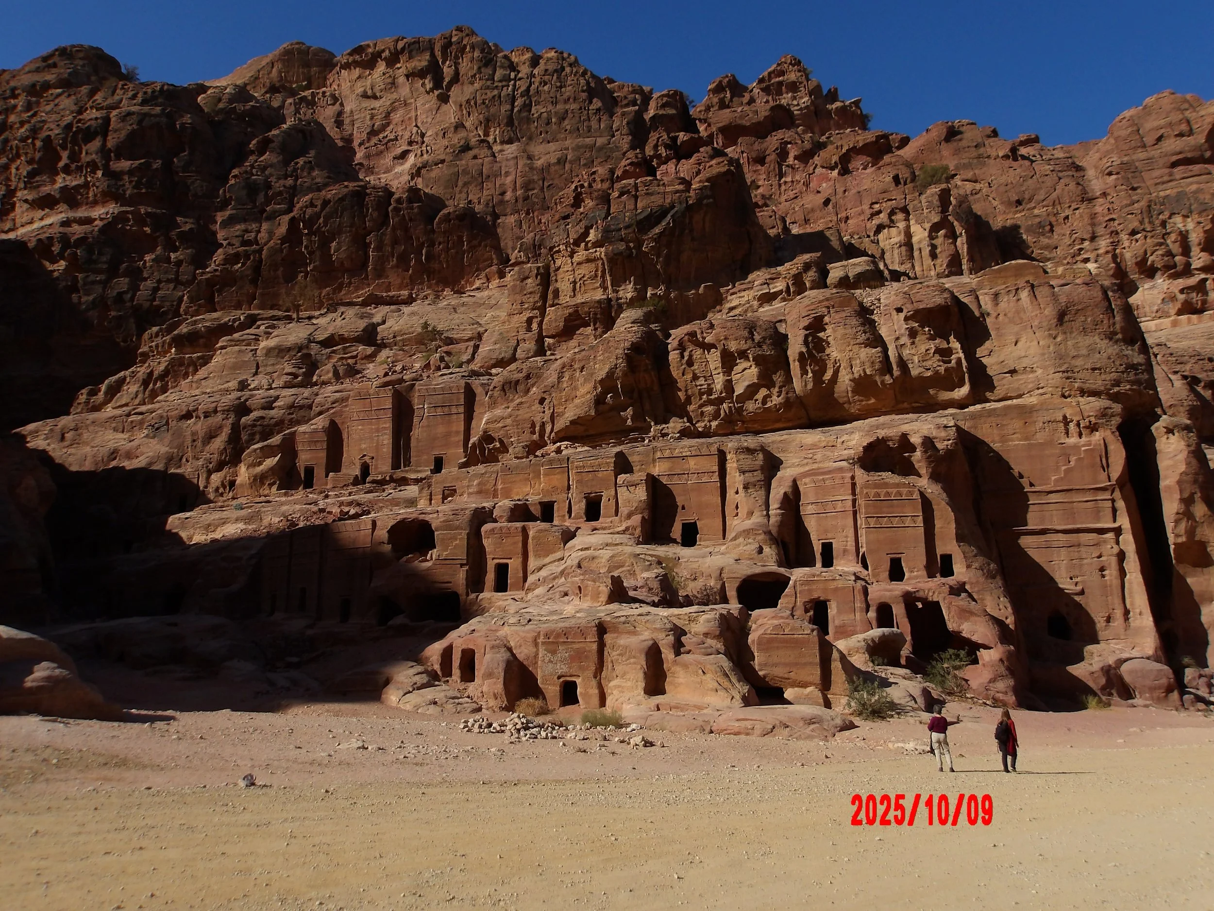 Calle de las Fachadas en Petra
