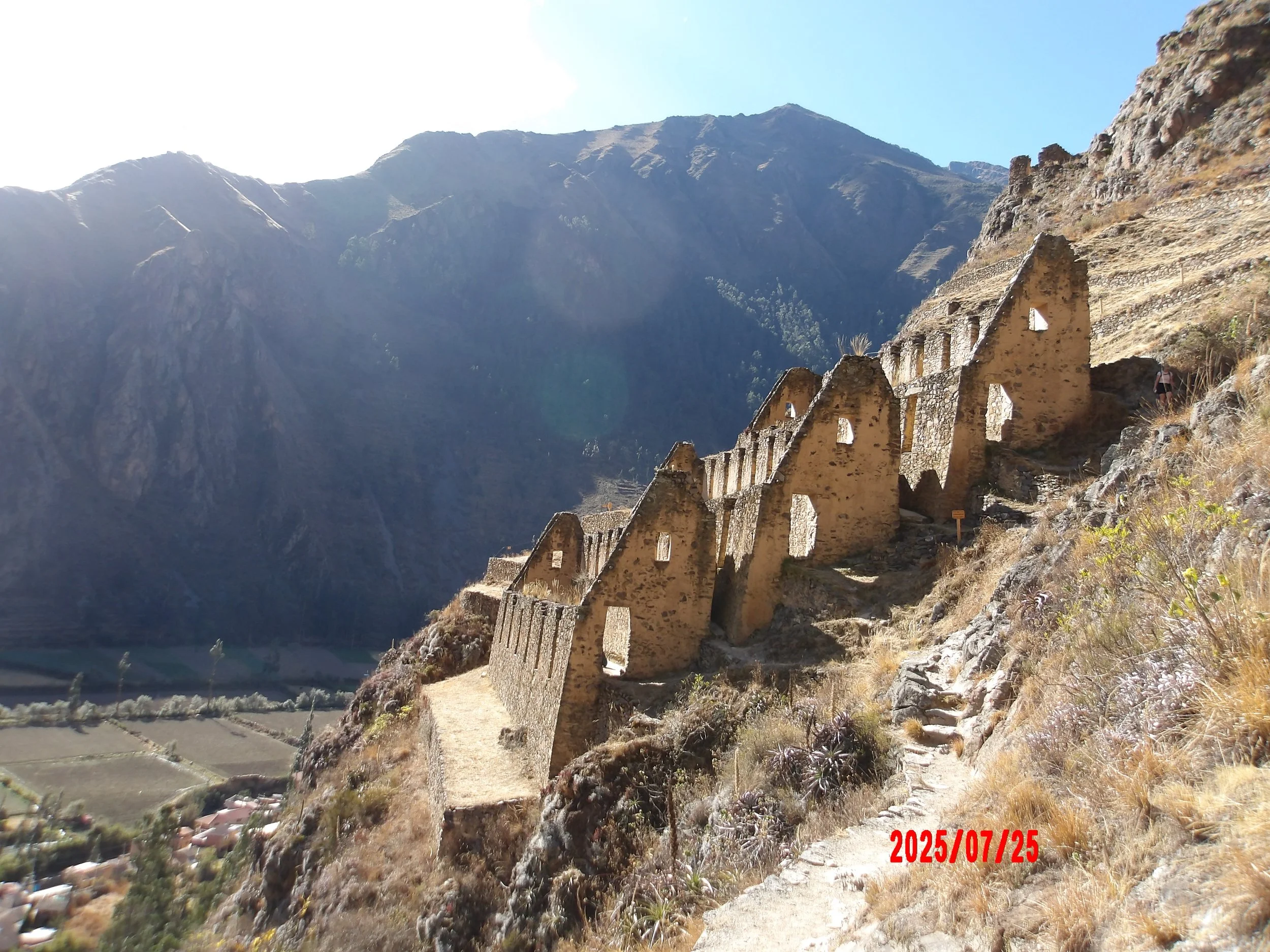 Ruinas incas en Ollantaytambo