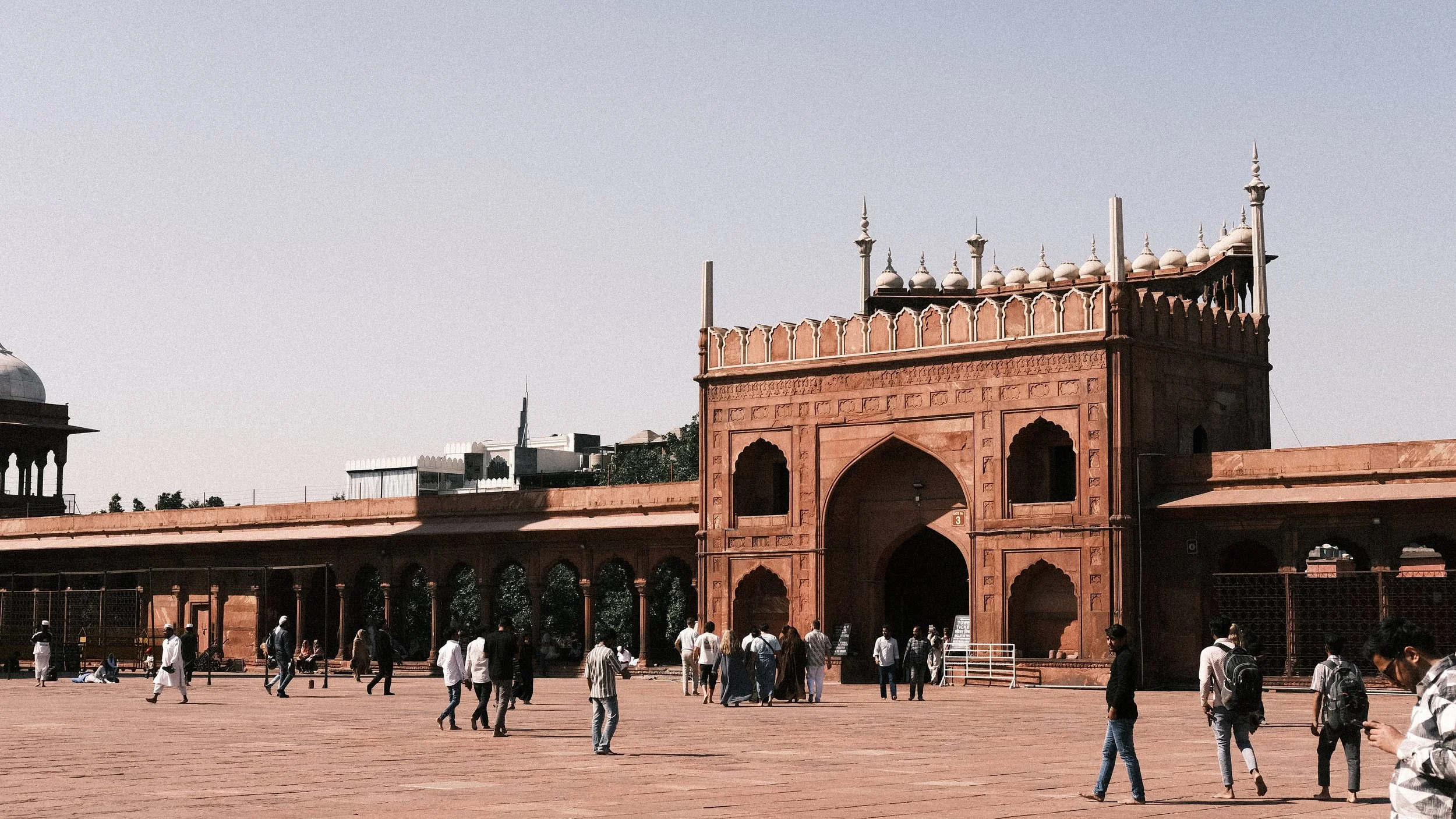 Mezquita Jama Masjid en Delhi.